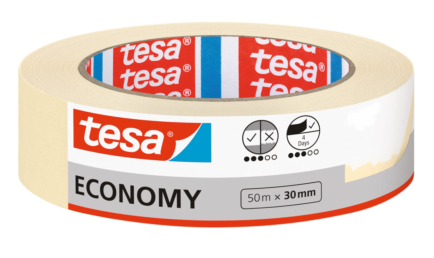 🎨🏡 tesa Malerband ECONOMY - Vielseitiges Klebeband für Malerarbeiten 🏡🎨 Angebot bei HelloDeals
