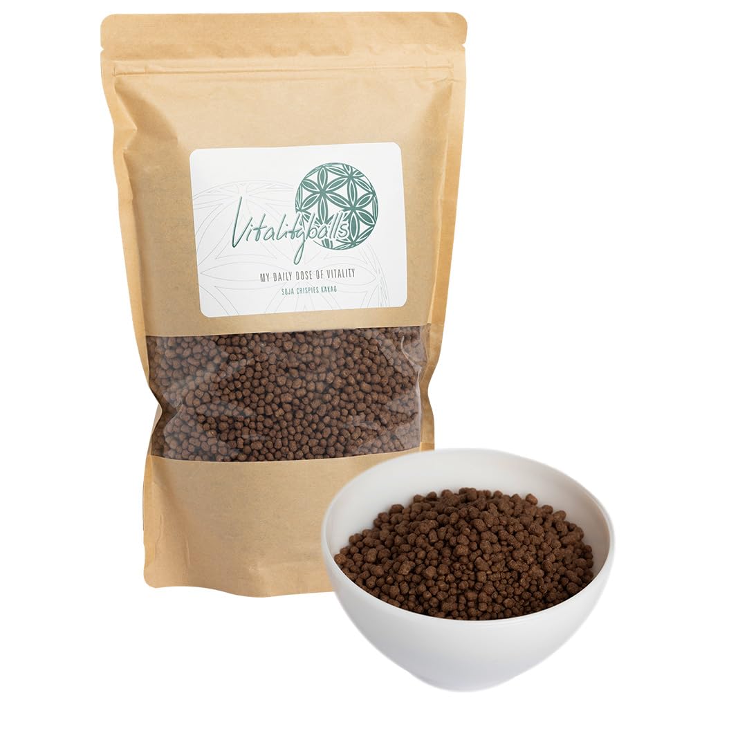 Angebot: Vitalityballs - 58% Protein Soja Crispies Kakao 500 g Angebot bei HelloDeals