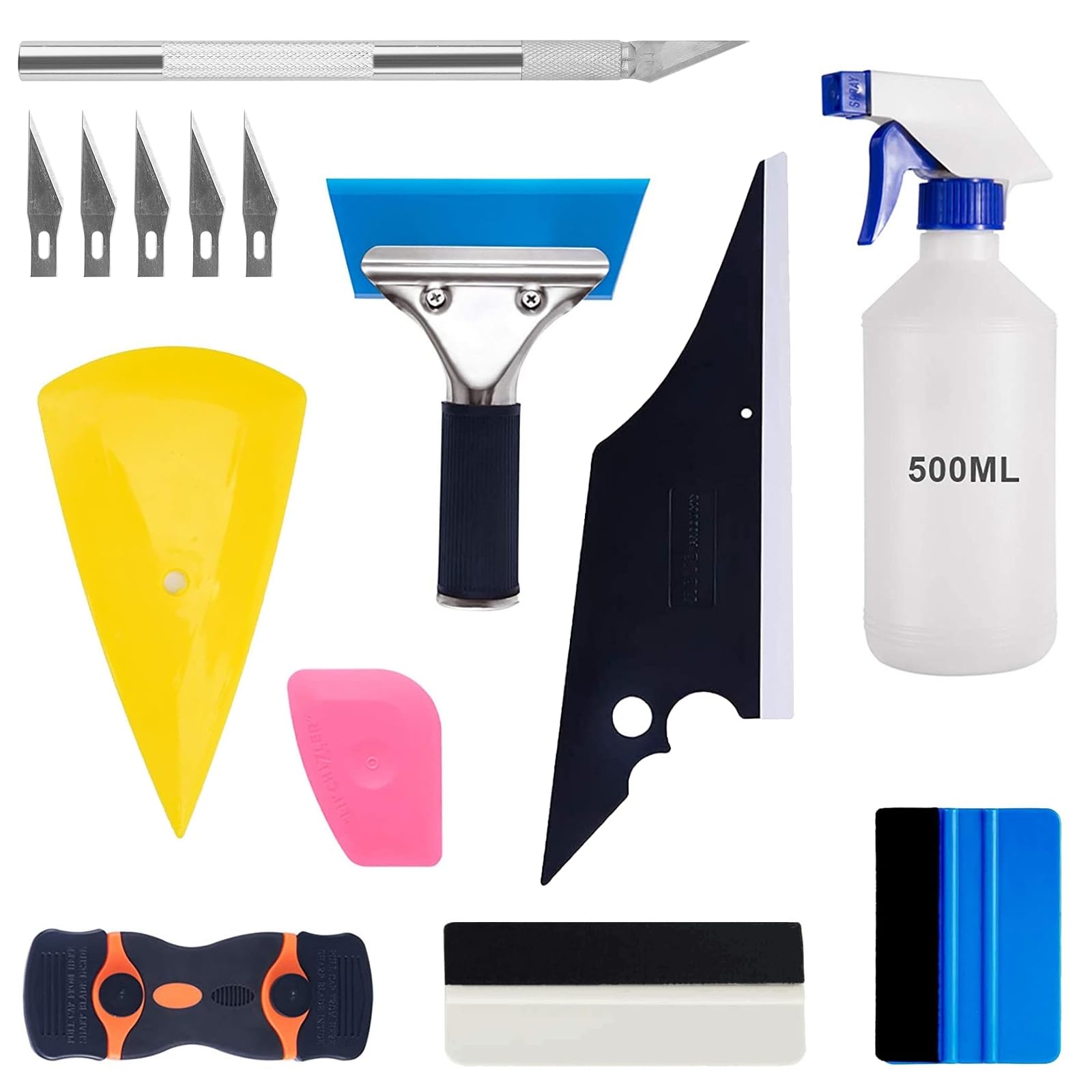 🚗🛠️ VBGURR Tönungsfolie Auto Scheibentönungsfolie Auto Tönungsfolien Werkzeug Kit 🌟 Angebot bei HelloDeals