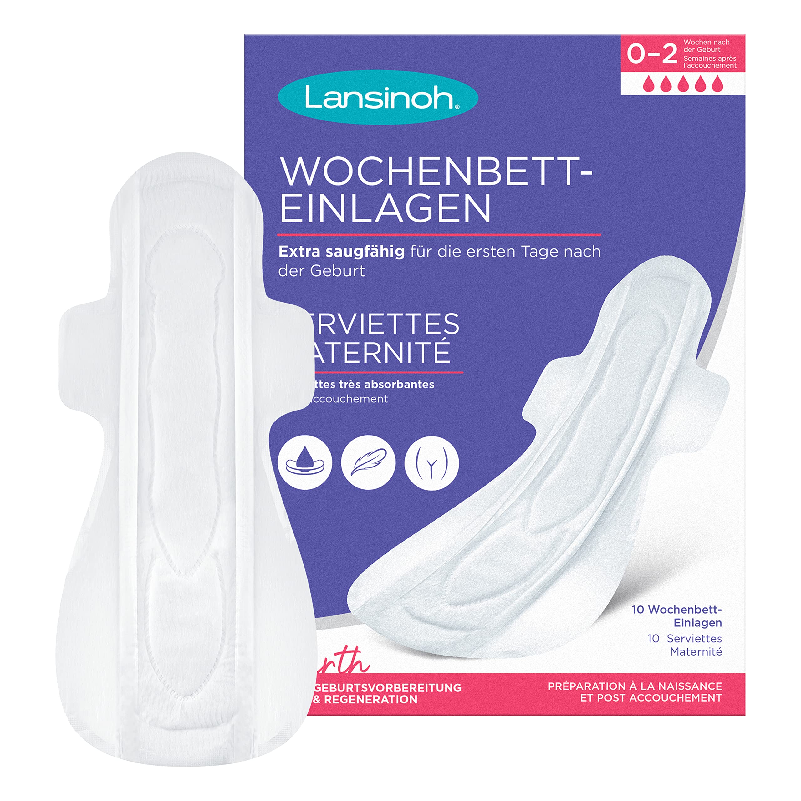 🌟 Angebot: Lansinoh Wochenbett-Einlagen - 10 Stück 🌟 Angebot bei HelloDeals