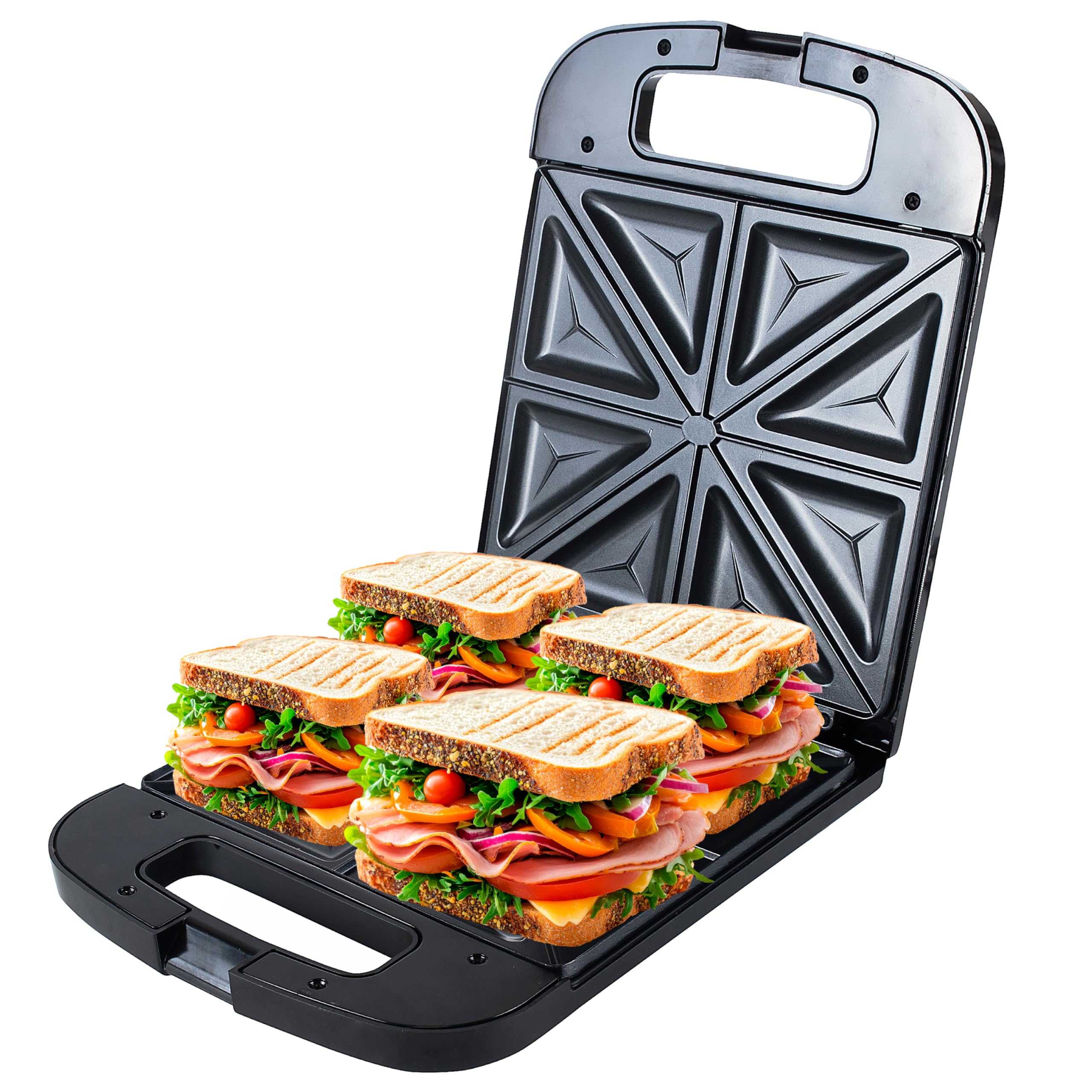 🥪 ADLER EUROPE AD 3055 Sandwich Maker 2000W – 4 Sandwiches 🥪 Angebot bei HelloDeals