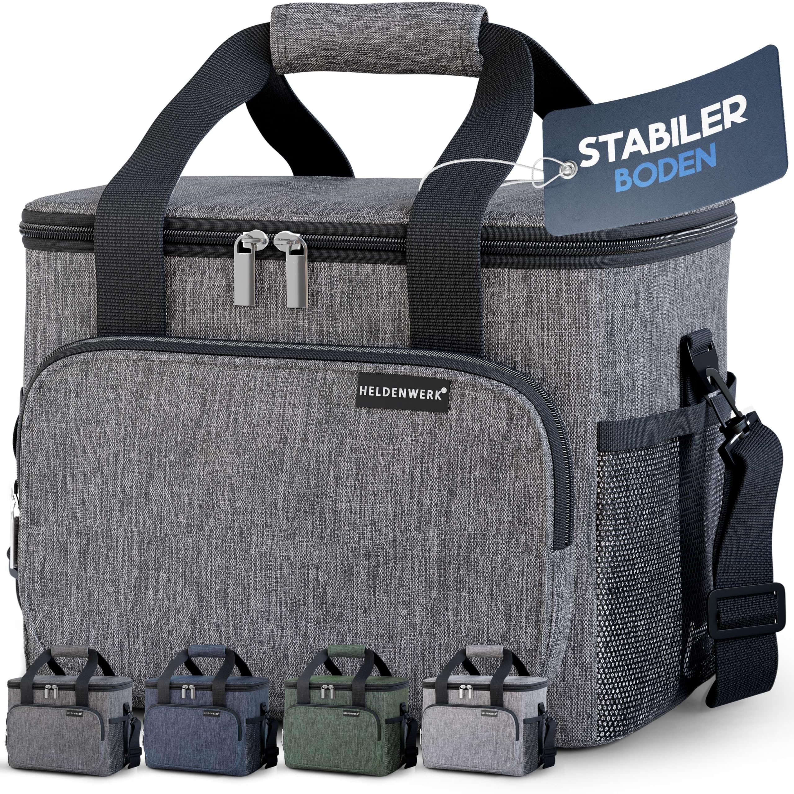 🥶🥪 Heldenwerk Kühltasche Groß faltbar - Isolierte Kühlbox Thermotasche 30L Angebot bei HelloDeals