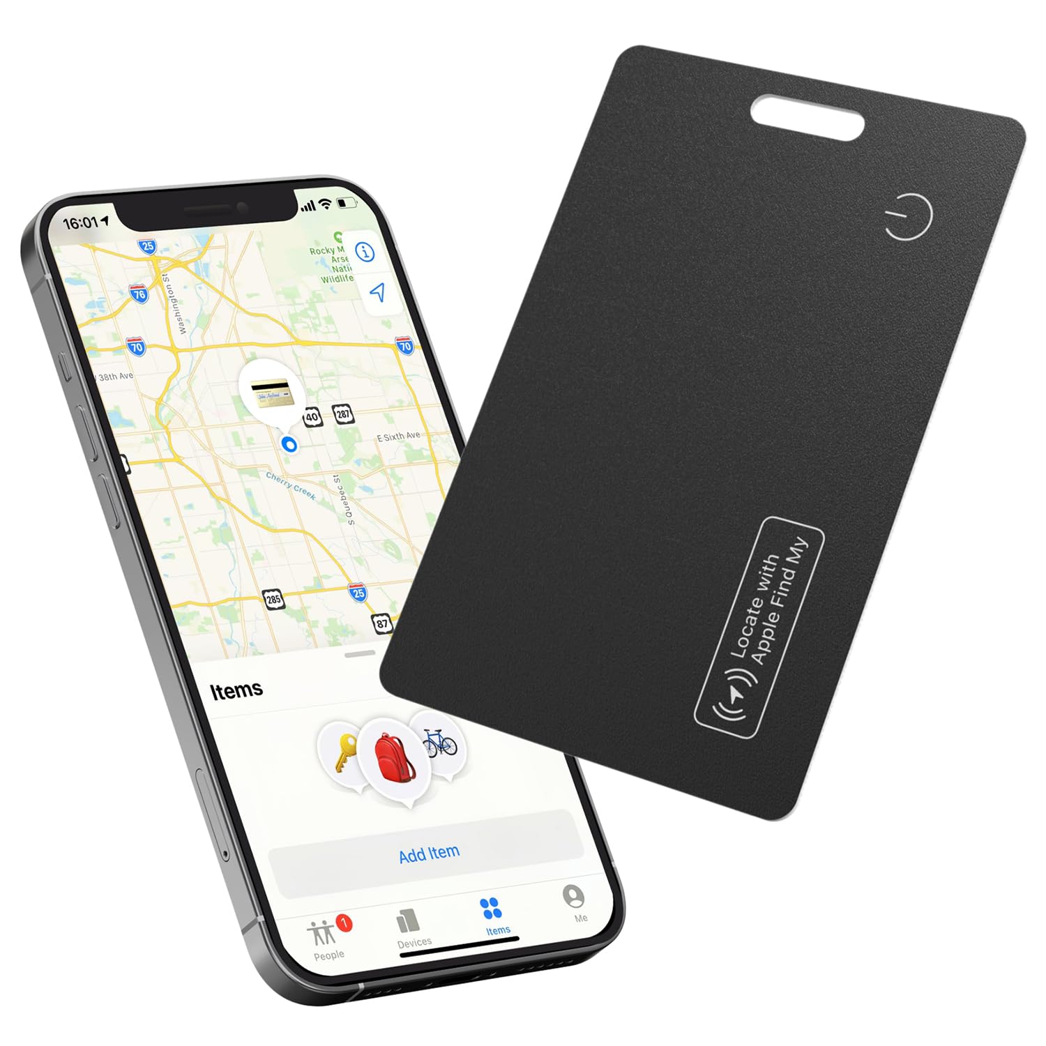 Reyke Slim Wallet Tracker Card - Geldbörsenfinder - IP68 wasserdicht 🌊🔒 Angebot bei HelloDeals