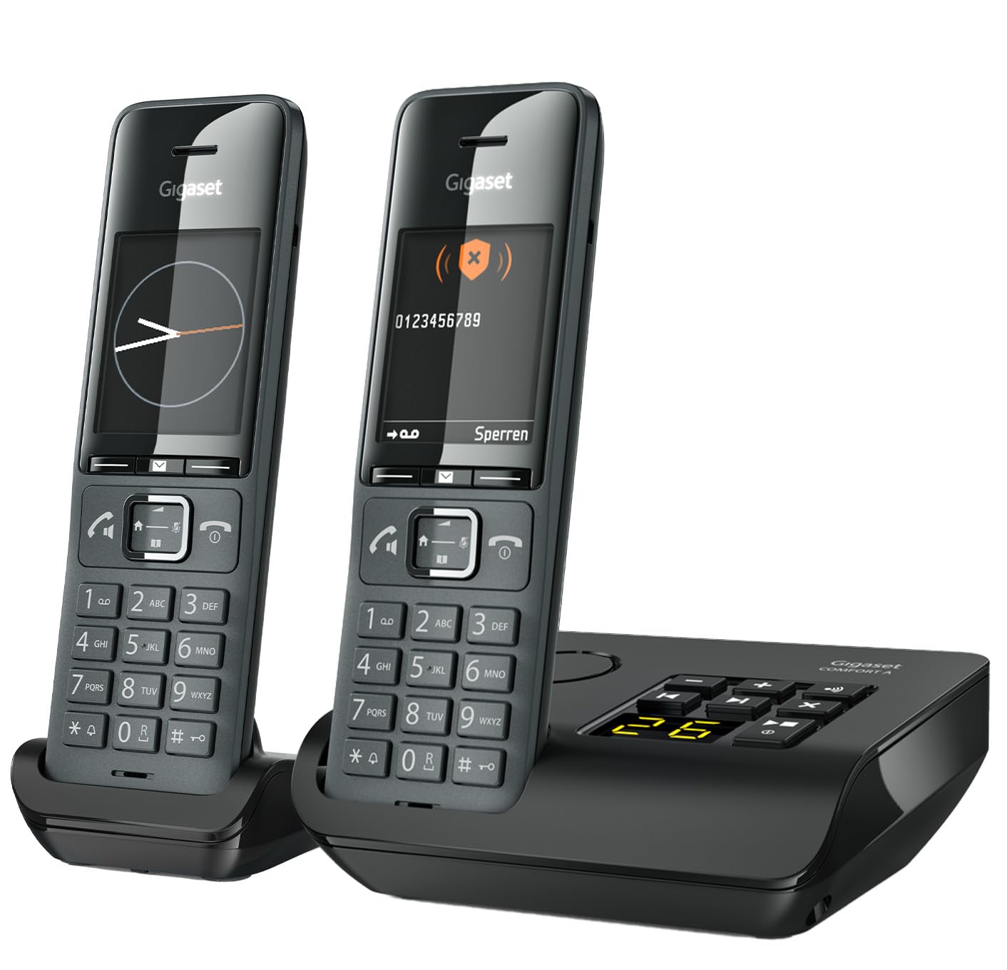 Schnurlose DECT-Telefone Gigaset Comfort 520A Duo 📞🔊 Angebot bei HelloDeals
