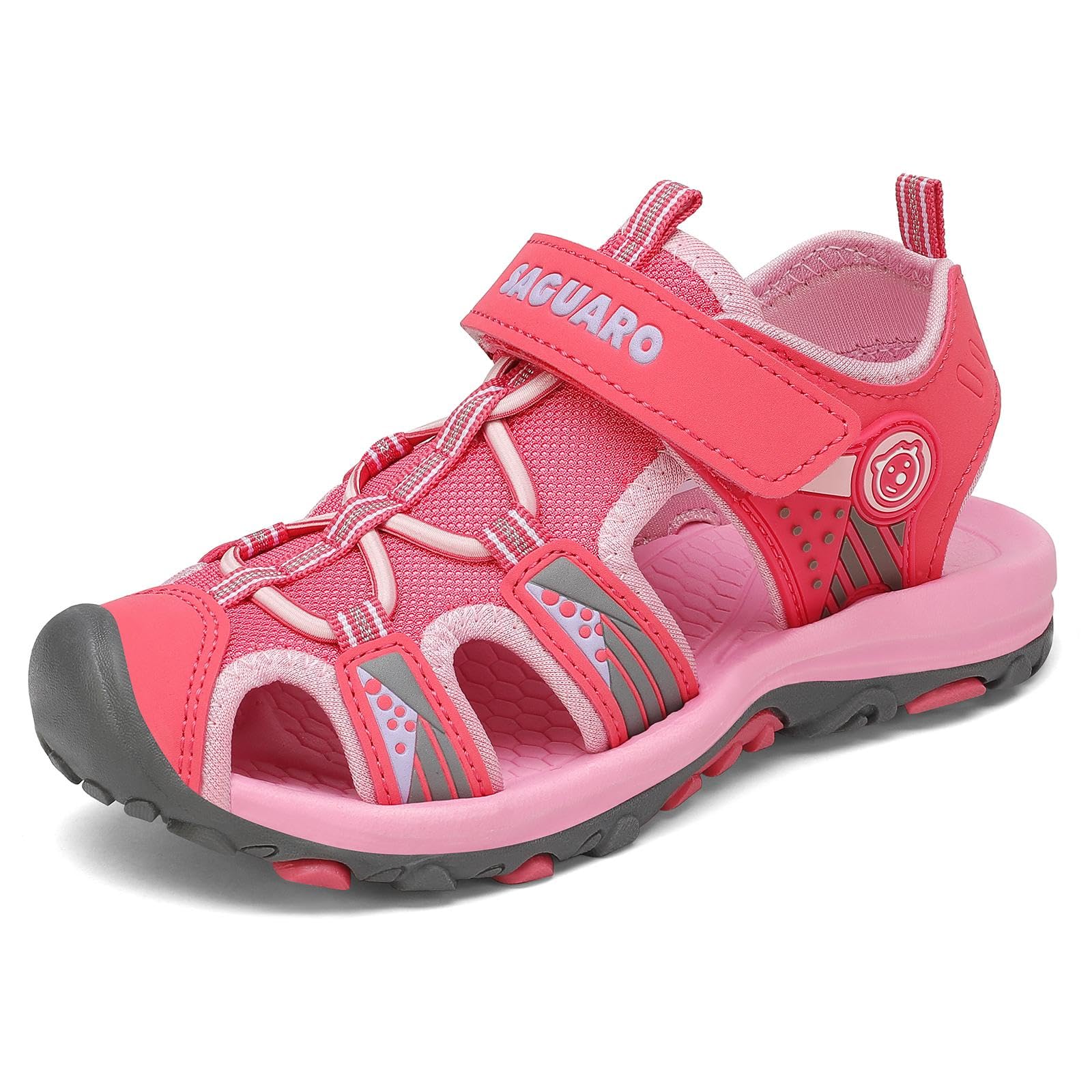 SAGUARO Kinder Sandalen für Jungen Mädchen Trekkingandalen 31 EU Rosa 👟🌟 Angebot bei HelloDeals