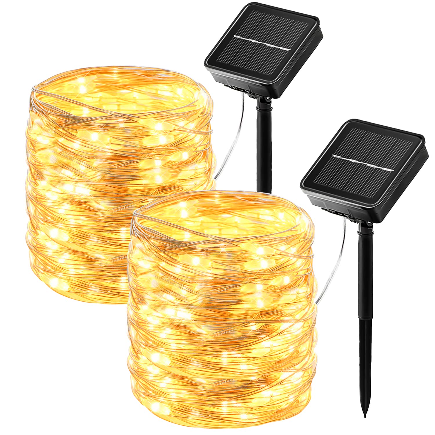 Solar Lichterkette Aussen 2x26 M 240 LED 🌞🎉 Angebot bei HelloDeals