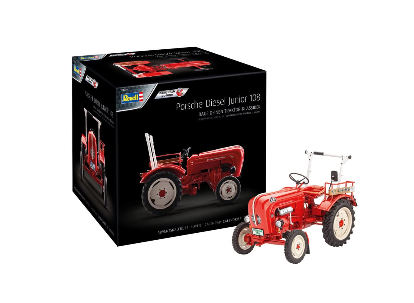Revell Adventskalender Porsche Junior 108 - Baue deinen Traumtraktor! 🚜🎁 Angebot bei HelloDeals