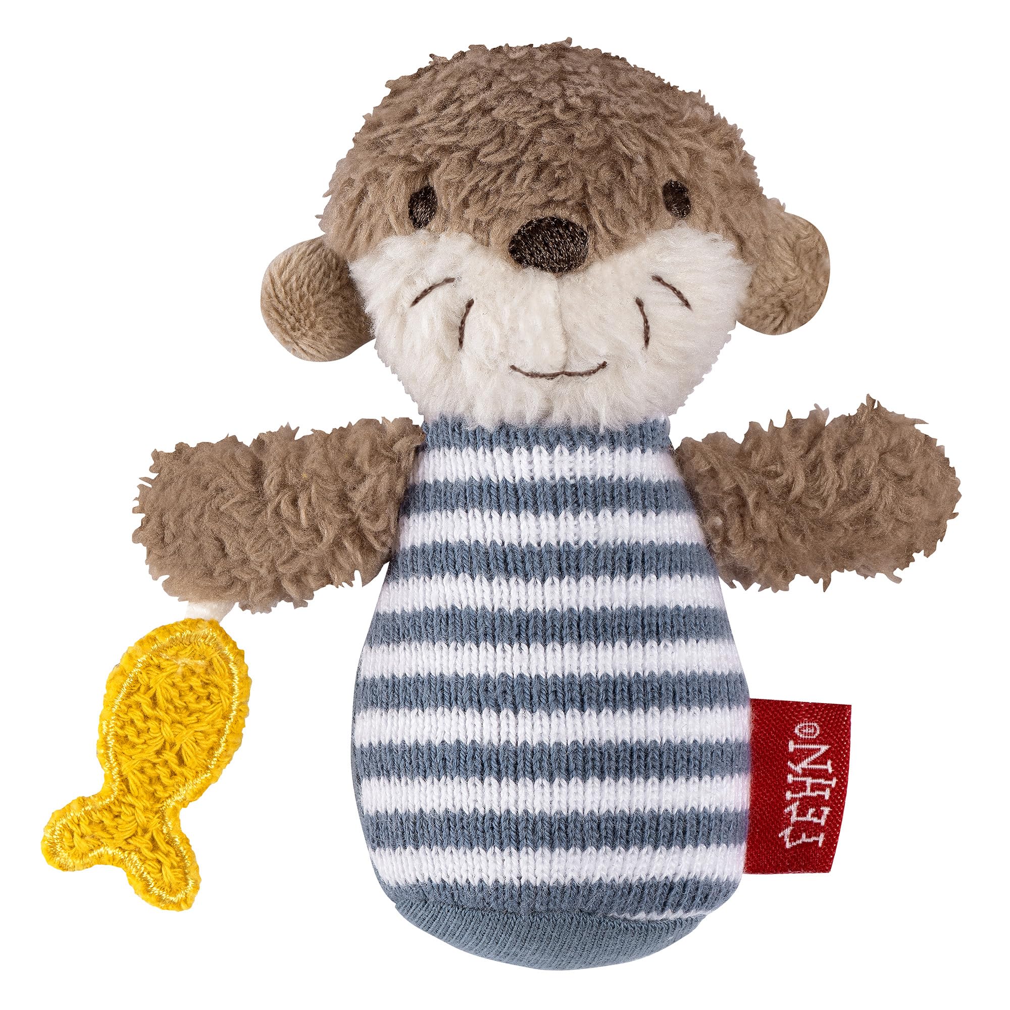 Fehn Mini-Rassel Otter 🦦 Mini-Greifling für Babys ab 0+ Monaten Angebot bei HelloDeals