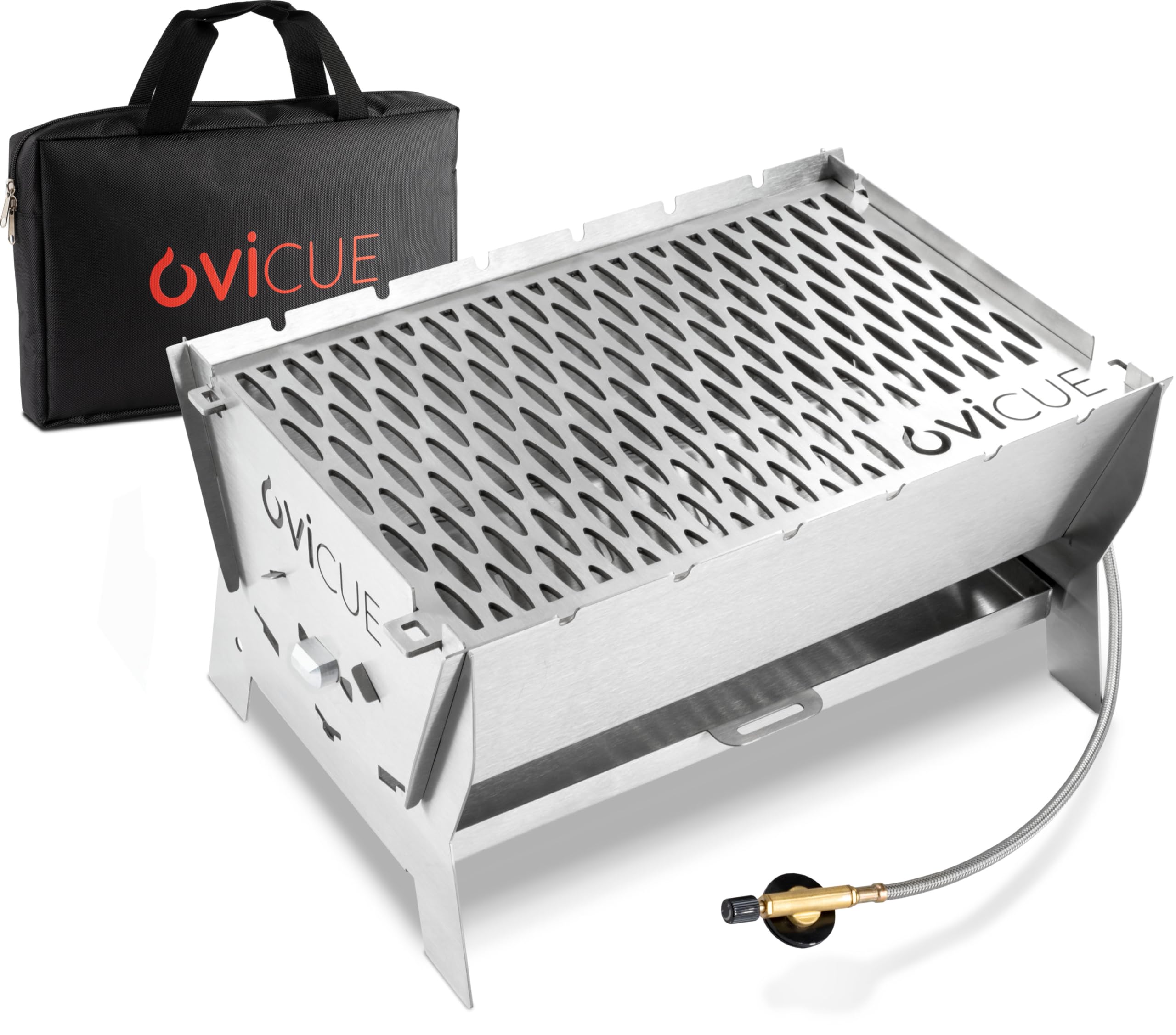ovicue Grill groß L | Mobiler Steck-Gasgrill mit Stecksystem Angebot bei HelloDeals