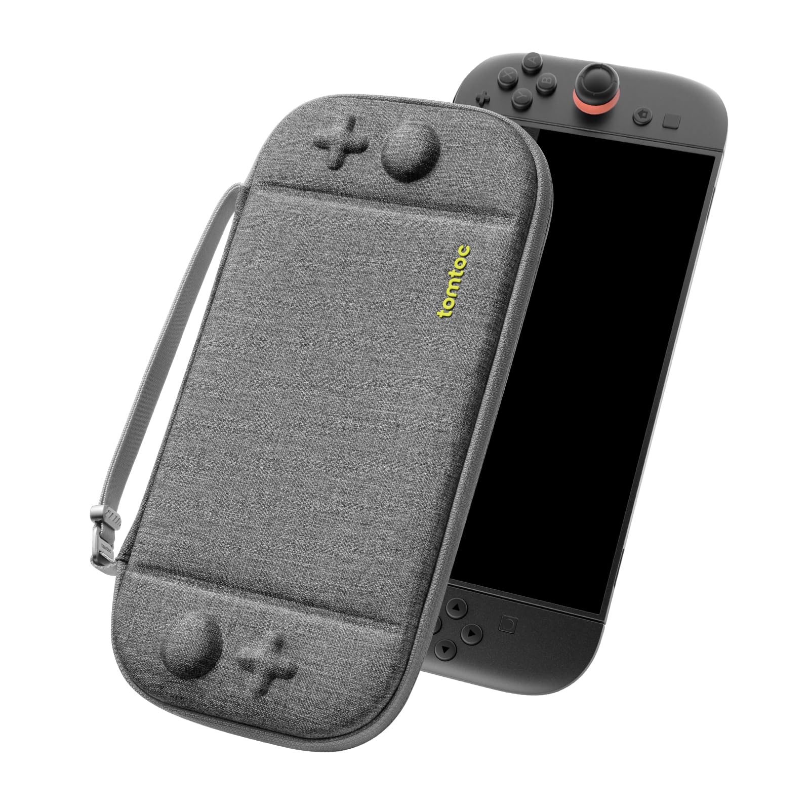 🎮👜 tomtoc Slim Tasche für Nintendo Switch 2 (2025) - Grau - Tragetasche mit Militärstandard-Schutz Angebot bei HelloDeals