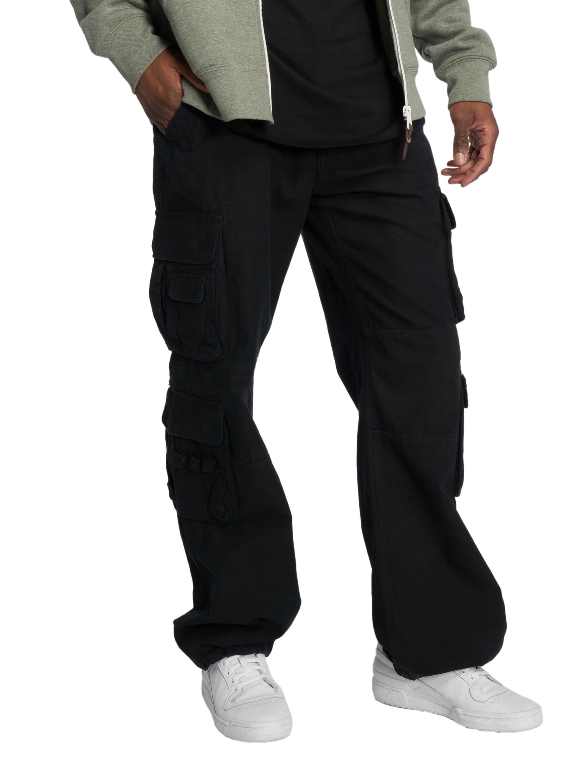 Brandit Herren Pure Vintage Pants Hose in Schwarz 😎👖 Angebot bei HelloDeals