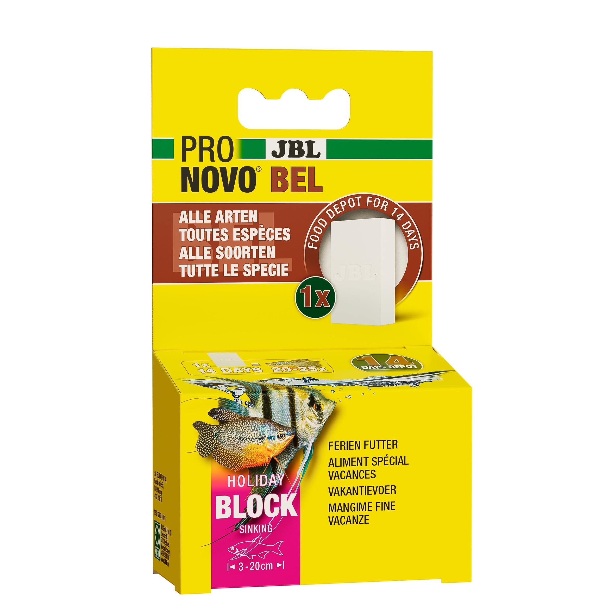🐠🌿 JBL PRONOVO BEL HOLIDAY - Ferienfutter für alle Süßwasser-Aquarienfische 🌿🐠 Angebot bei HelloDeals