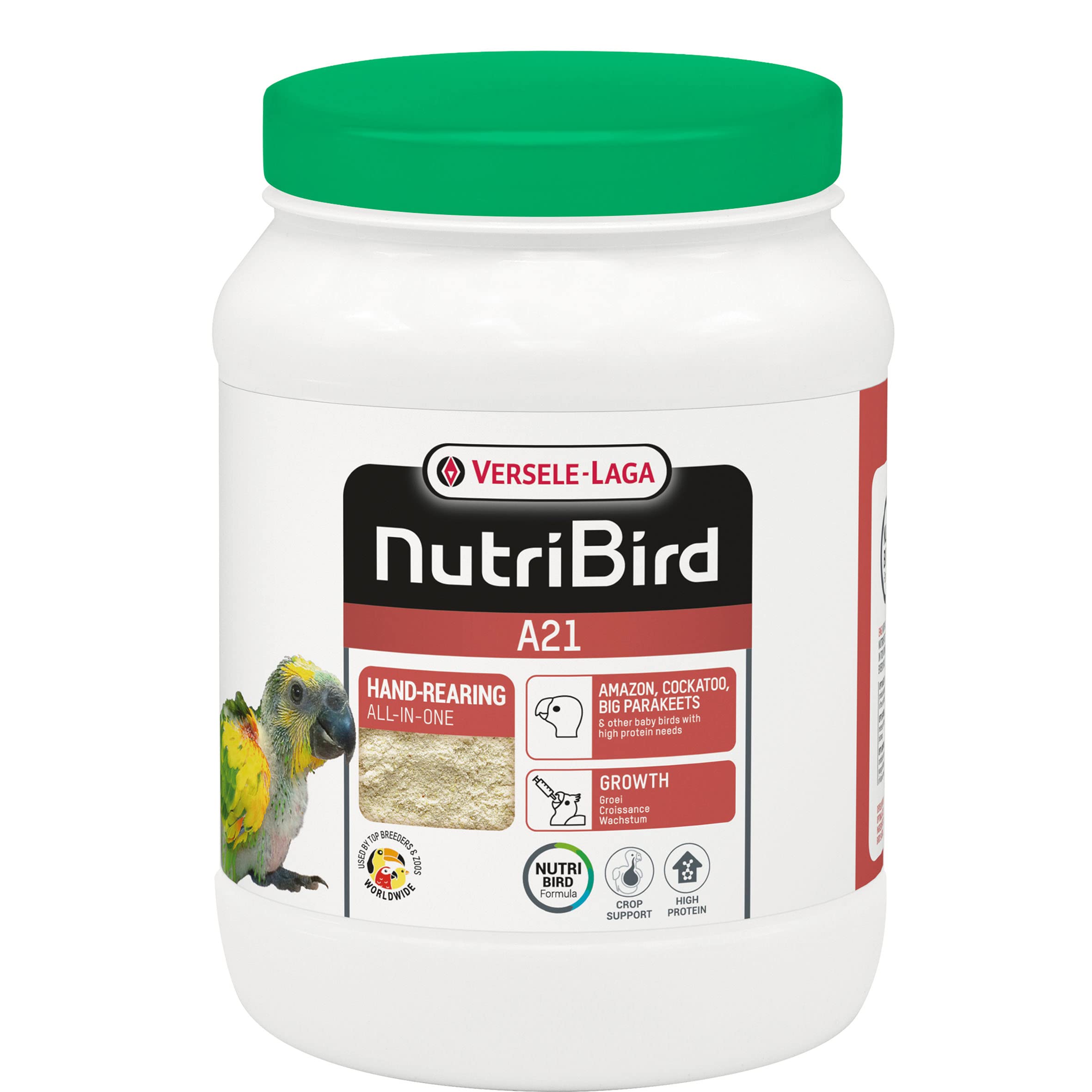 🦜🌿 VERSELE-LAGA NutriBird A21 - Handaufzuchtfutter für Jungpapageien - 800g (1er Pack) 🌿🦜 Angebot bei HelloDeals
