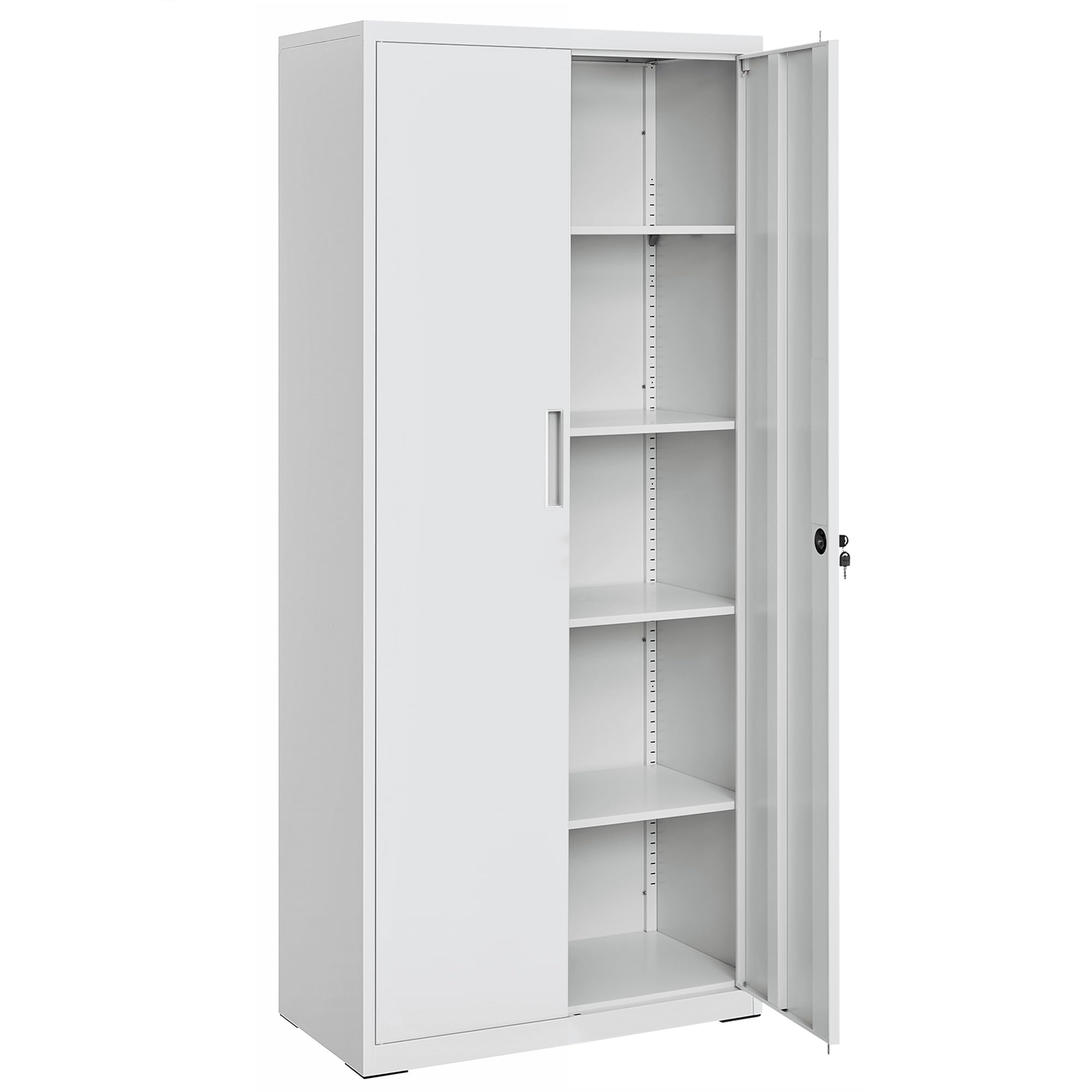 SONGMICS Aktenschrank, Mehrzweckschrank 5 Ebenen Stahl-Aufbewahrungsschrank 🔒🔧🏢 Angebot bei HelloDeals