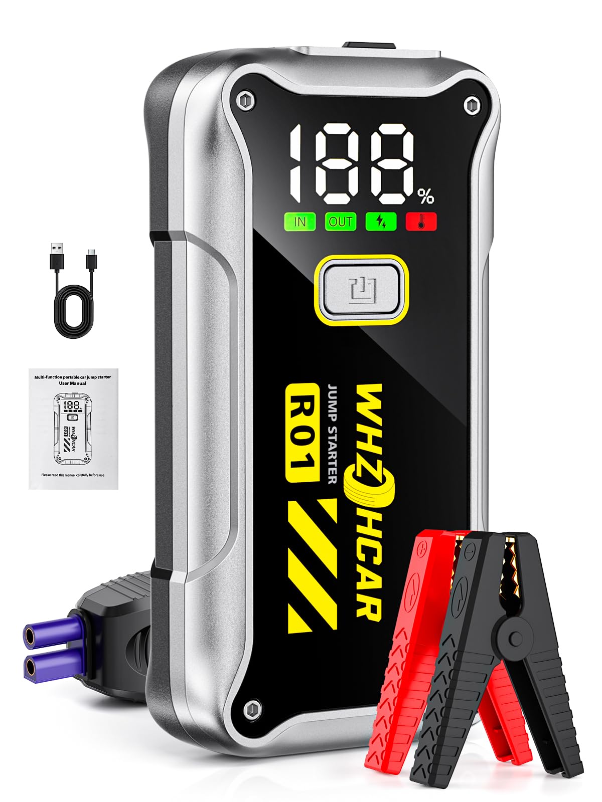 Starthilfe Powerbank 4000A Tragbare Auto 🚗 Starthilfe 12V Angebot bei HelloDeals