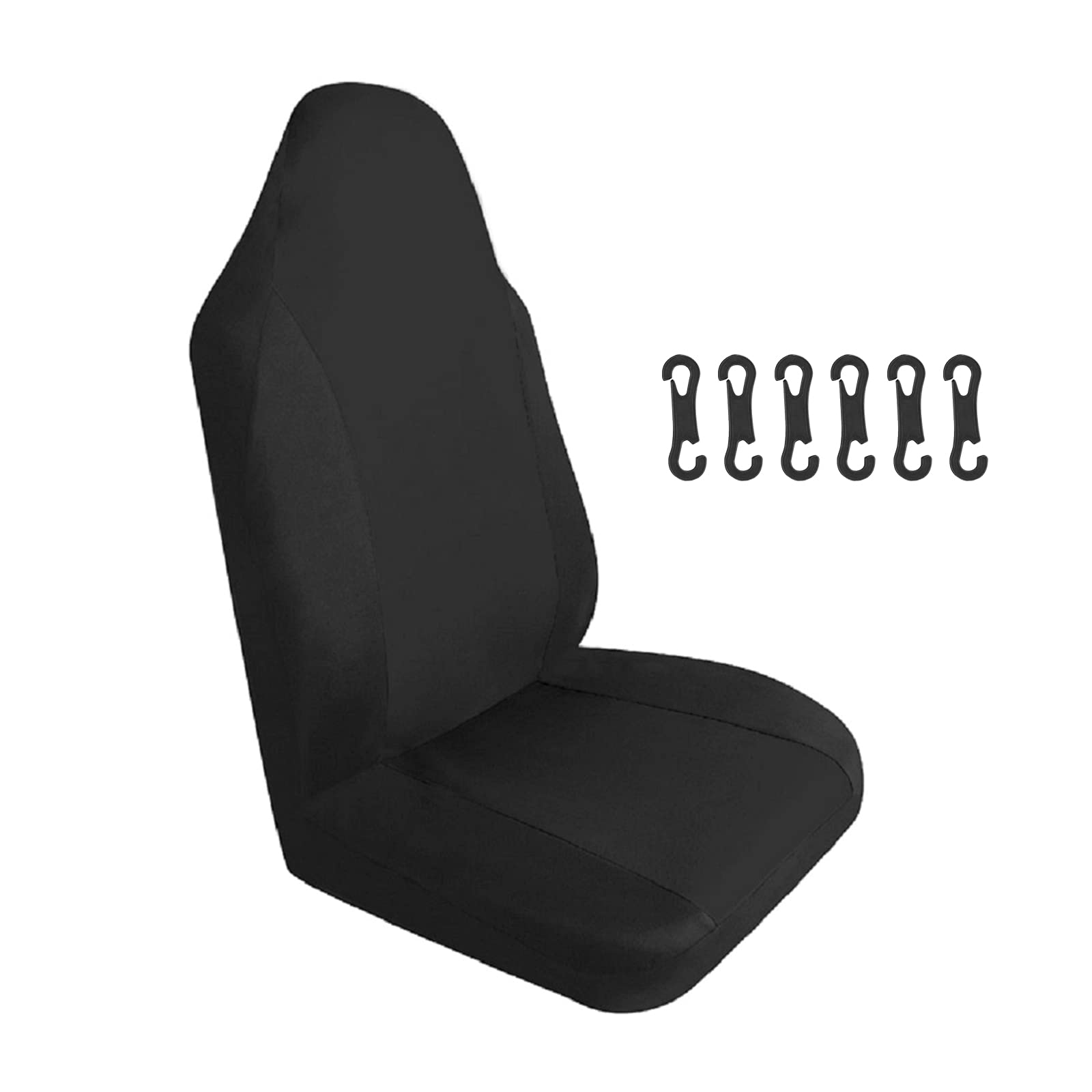🚗 URAQT Autositzauflage Vordersitze - Schonbezug Autositz Schwarz 🌟 Angebot bei HelloDeals
