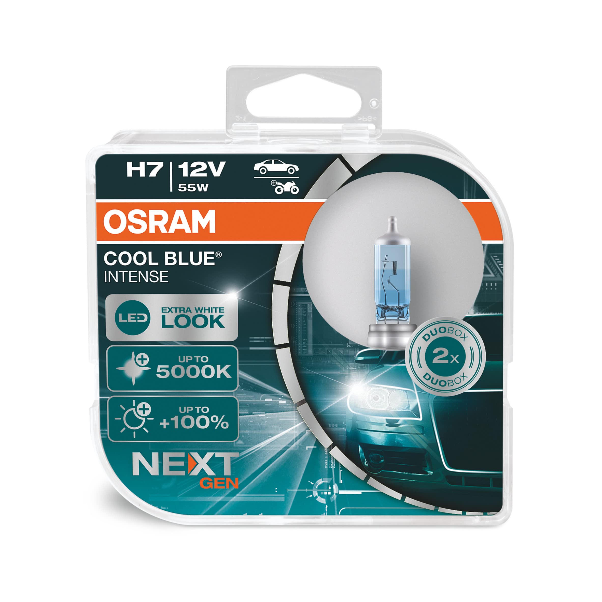 Osram Cool Blue Intense H7 - Halogen-Scheinwerferlampe mit LED-Look 🚗💡 Angebot bei HelloDeals