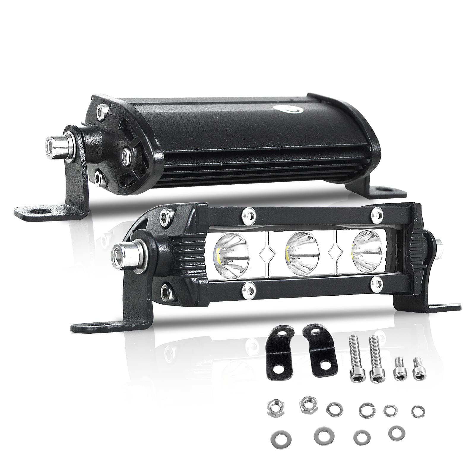 PICAA LED Arbeitsscheinwerfer 4 Zoll 10.4CM 15W - 2 Stück Angebot bei HelloDeals