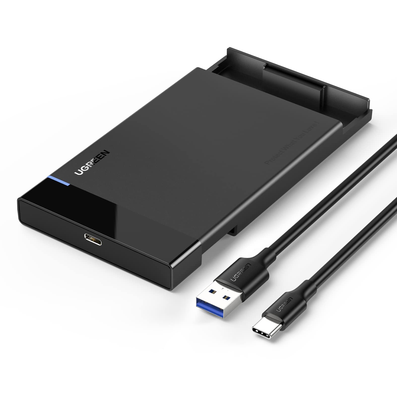 UGREEN Festplattengehäuse 2,5 Zoll USB C 3.2 Gen 2 auf SATA III bis zu 6 Gbps Angebot bei HelloDeals