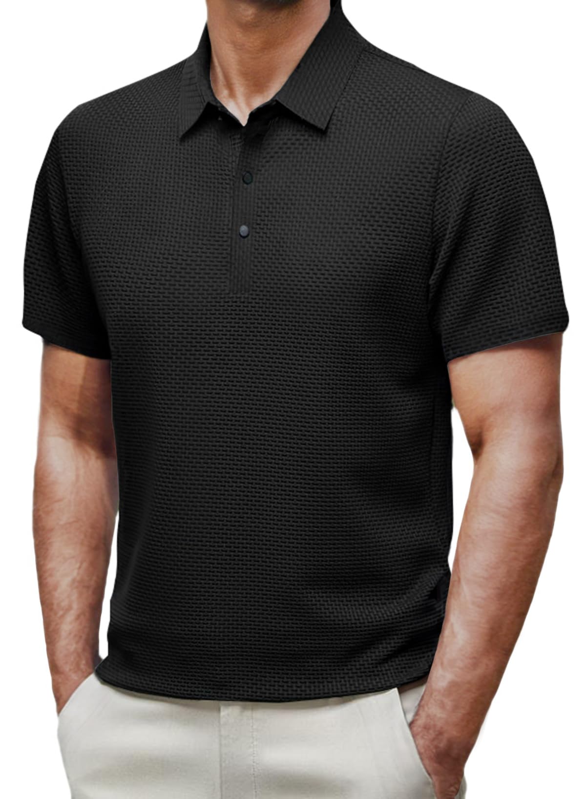 Elegancity Poloshirt Herren | Einzigartiger Stoff & Modedesign 🌟 Angebot bei HelloDeals