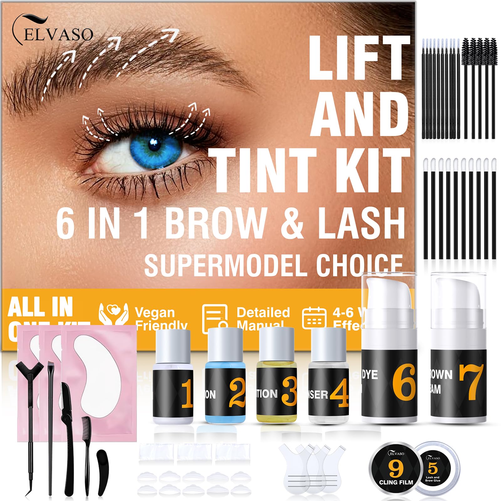 🌟 6-IN-1 Wimpernlifting & Augenbrauen Lifting Set 🌟 Angebot bei HelloDeals