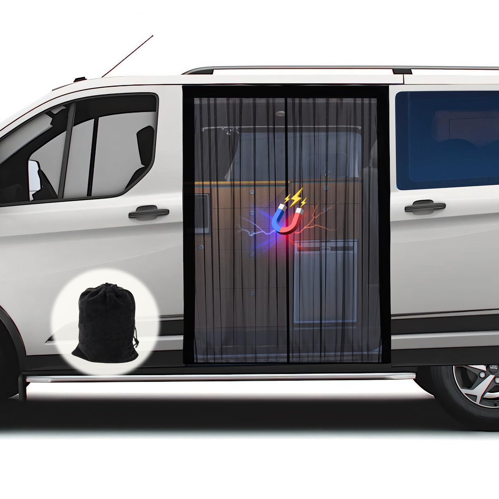 🚐🪲 ZATOOTO Moskitonetz Van mit Magnetismus | Fliegengitter Auto Angebot bei HelloDeals