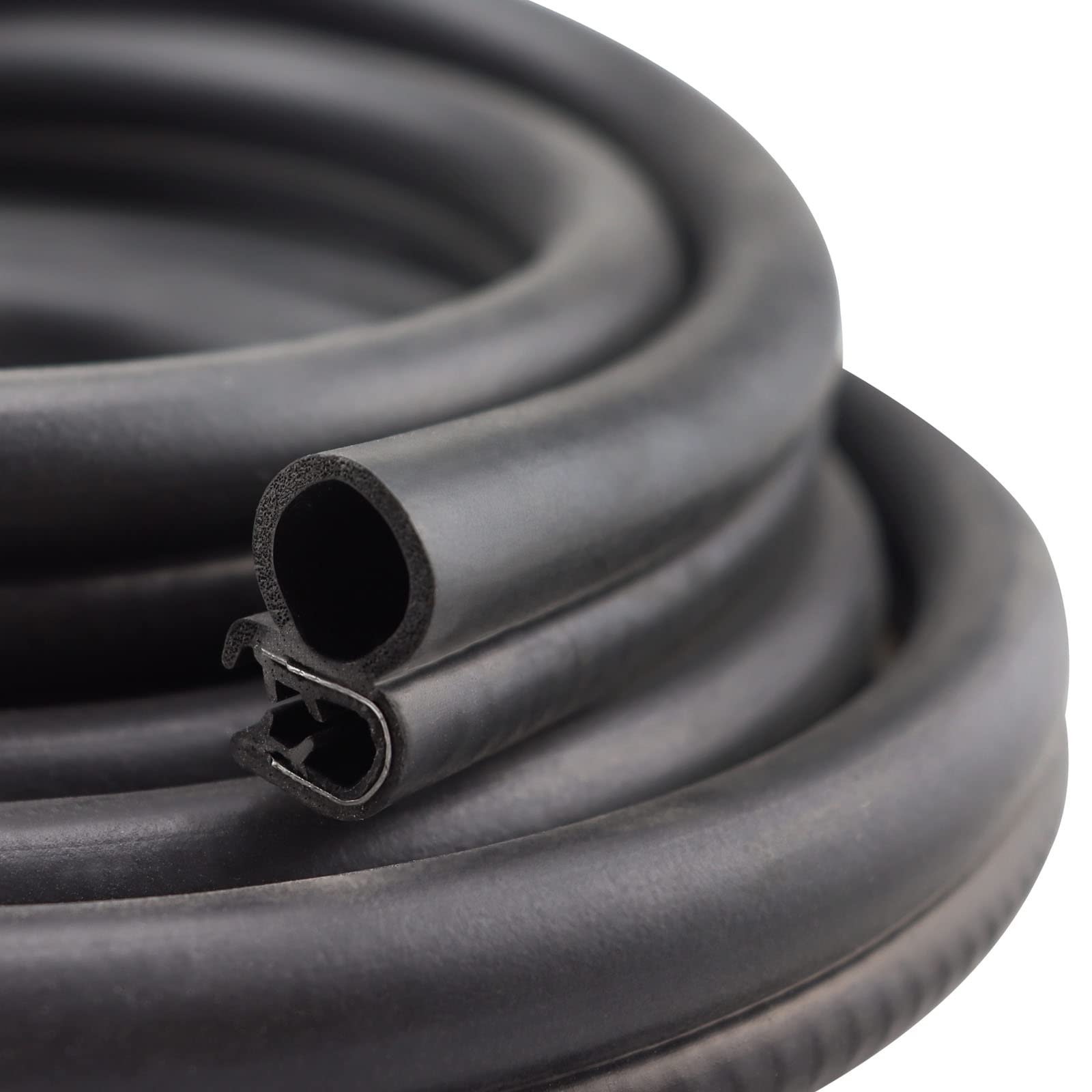 🚗 Flexibles Auto Türdichtungsprofil - Universelle Gummidichtung (3m) Angebot bei HelloDeals