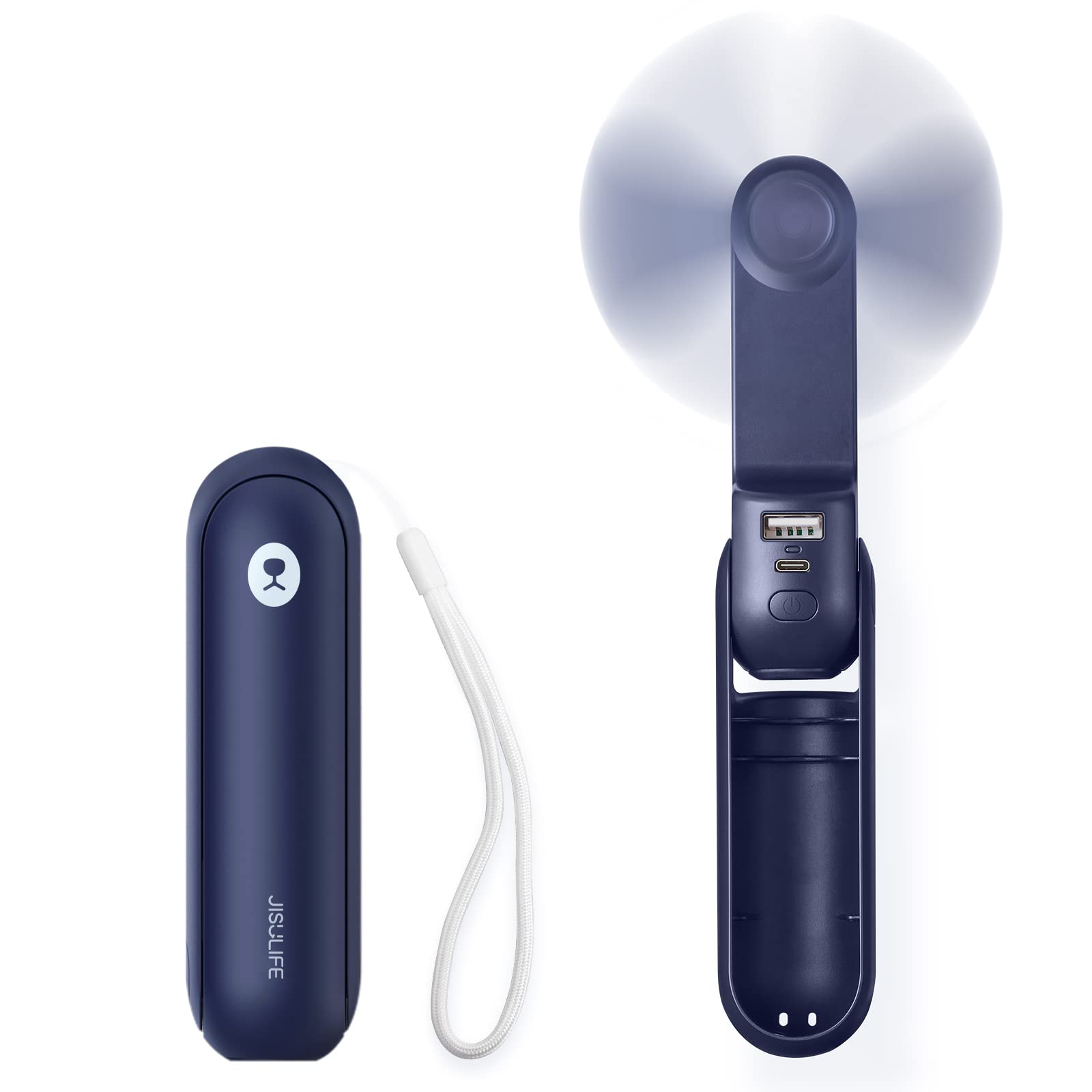 🌀🔋 JISULIFE Handventilator - Mini Tragbarer USB-Lüfter 🌬️ Angebot bei HelloDeals