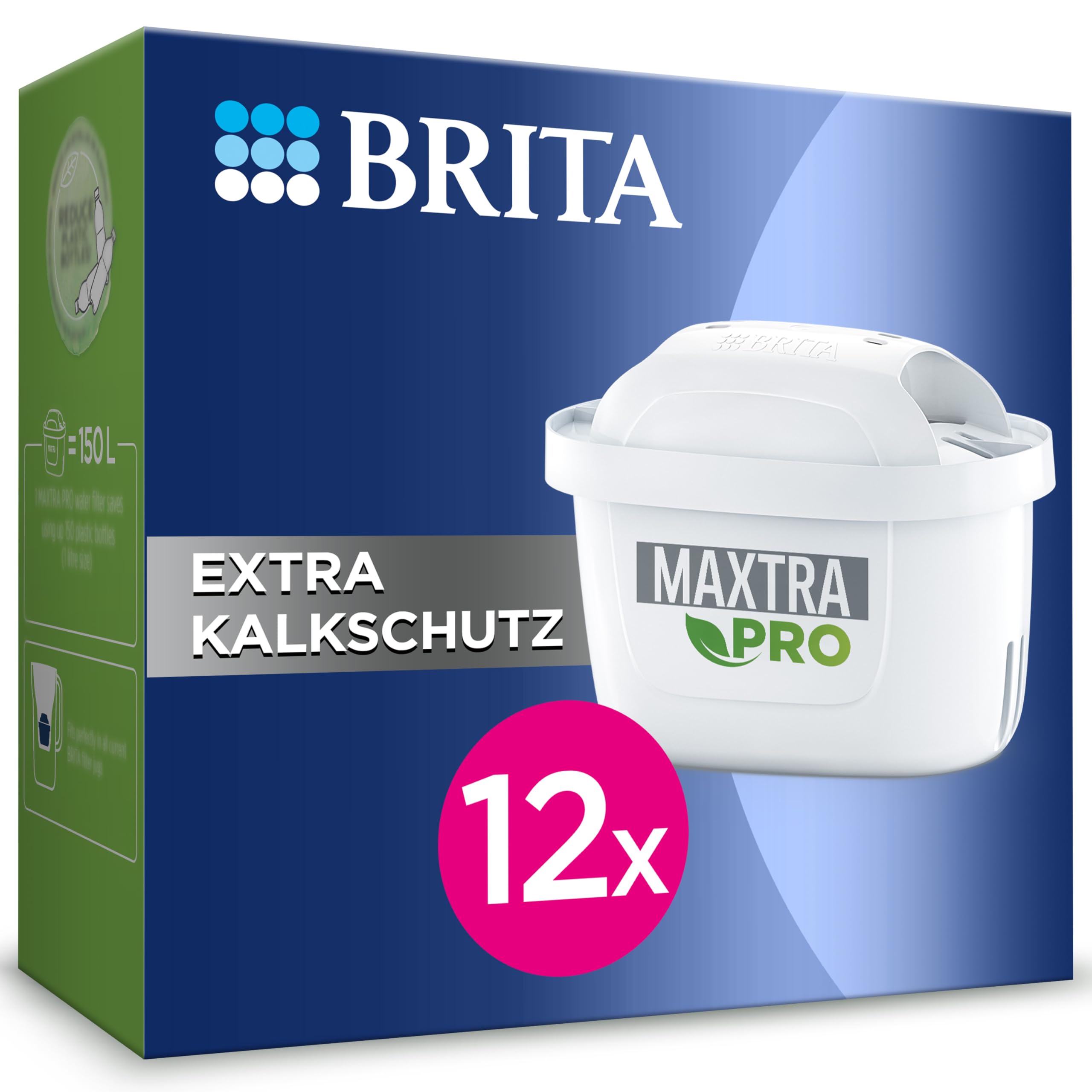 BRITA Wasserfilter Kartusche MAXTRA PRO Extra Kalkschutz (12er-Pack) Jahrespack 🌊💧🌿 Angebot bei HelloDeals