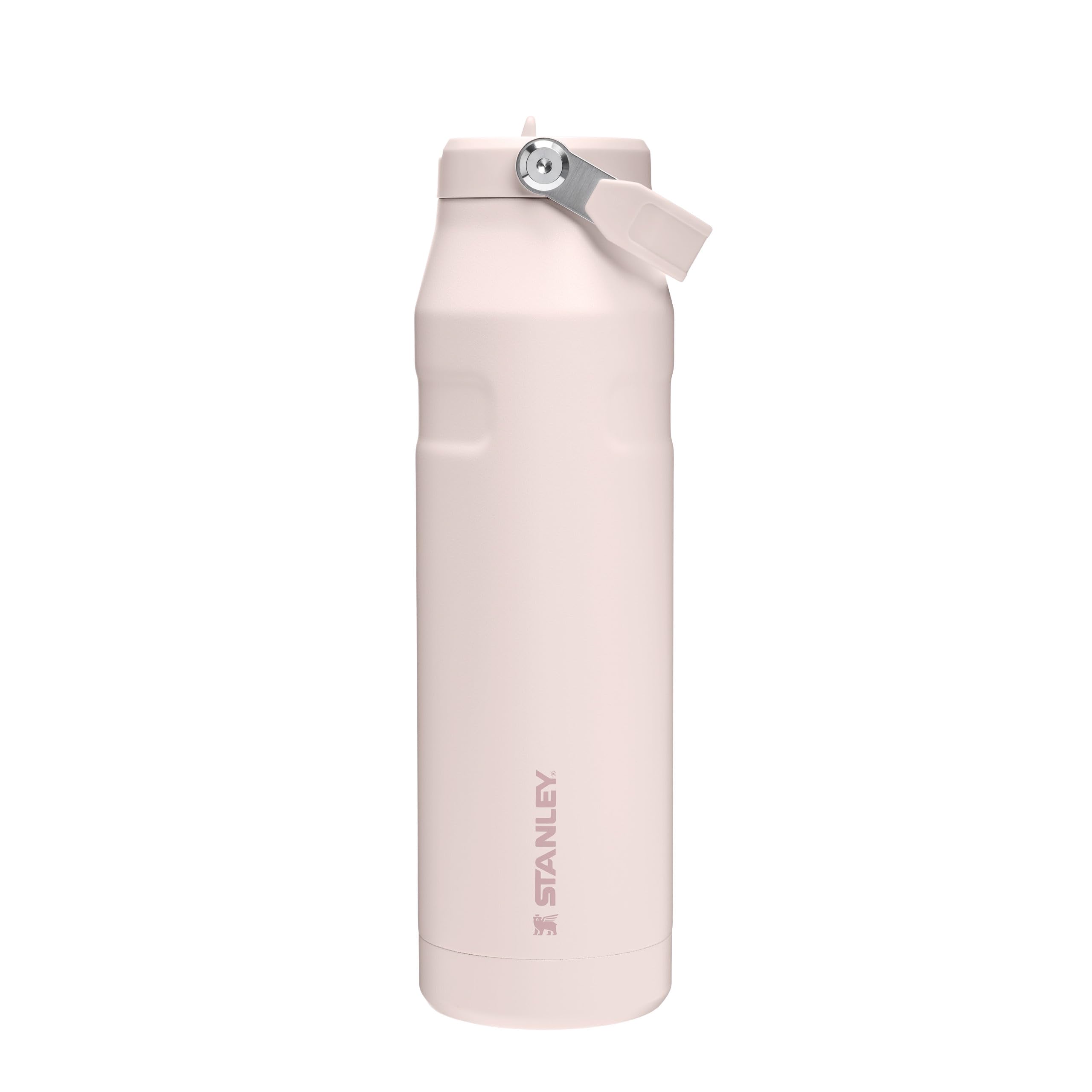🌹🥤 Stanley Flip Straw 2.0 Trinkflasche mit Strohhalm 1.06L - Thermobecher Kühlt 17 Stunden 🌡️ - 4 Tage Eisgekühlt ❄️ - BPA-frei - Auslaufsicher - Spülmaschinenfest - Rose Quartz 1060 ml Angebot bei HelloDeals