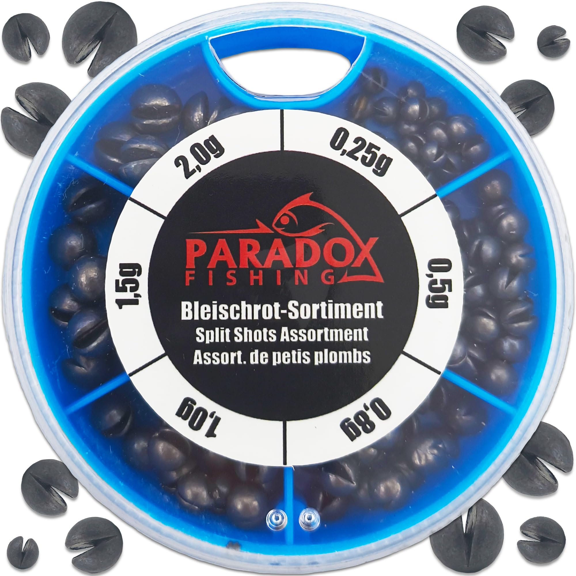 🎣 Paradox Fishing Bleischrot - Angelblei Blei Angelzubehör Schrotblei 🎣 Angebot bei HelloDeals