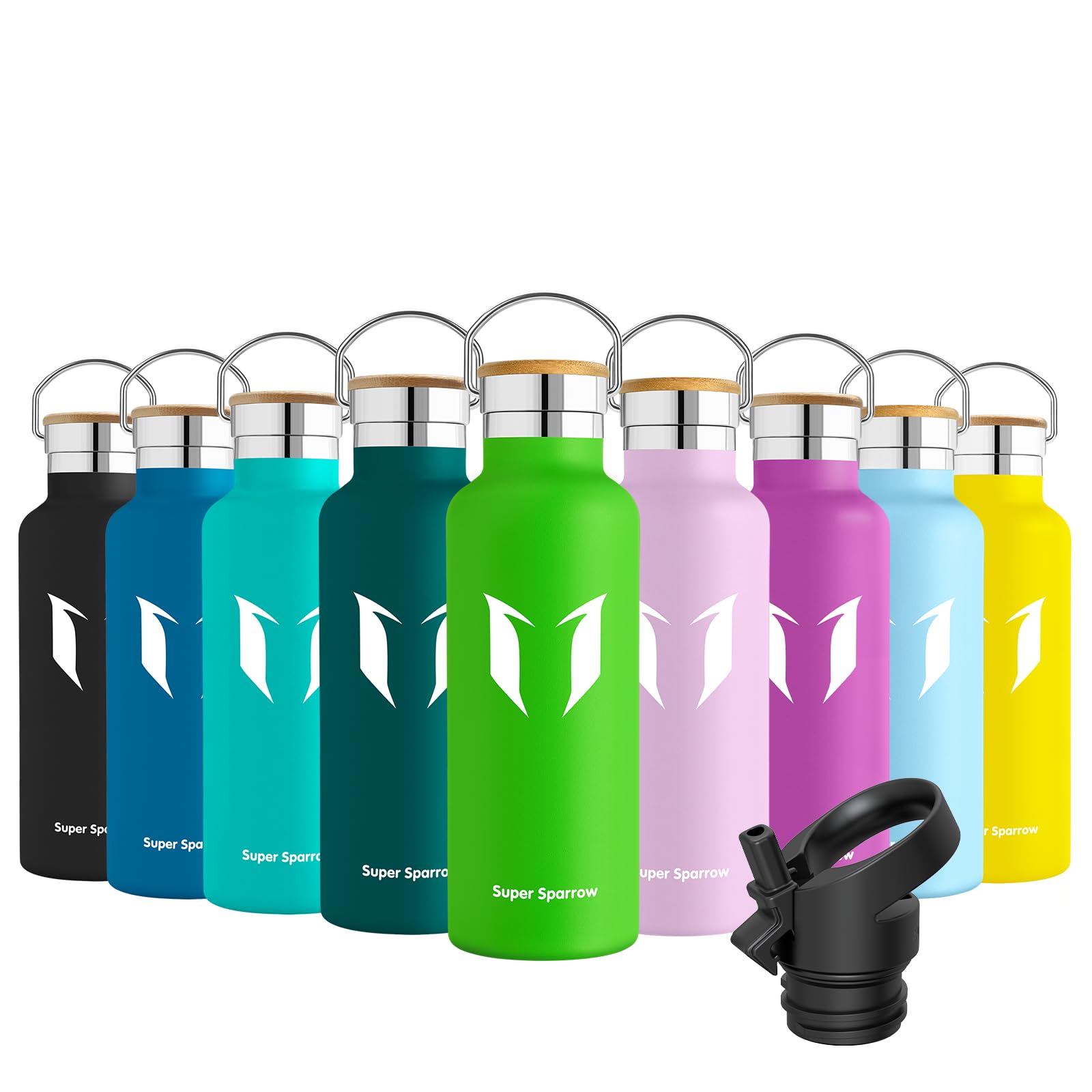 Super Sparrow Trinkflasche Edelstahl - Isolierte Wasserflasche für Sport und Outdoor 🏃‍♀️🏋️‍♂️🏕️ Angebot bei HelloDeals