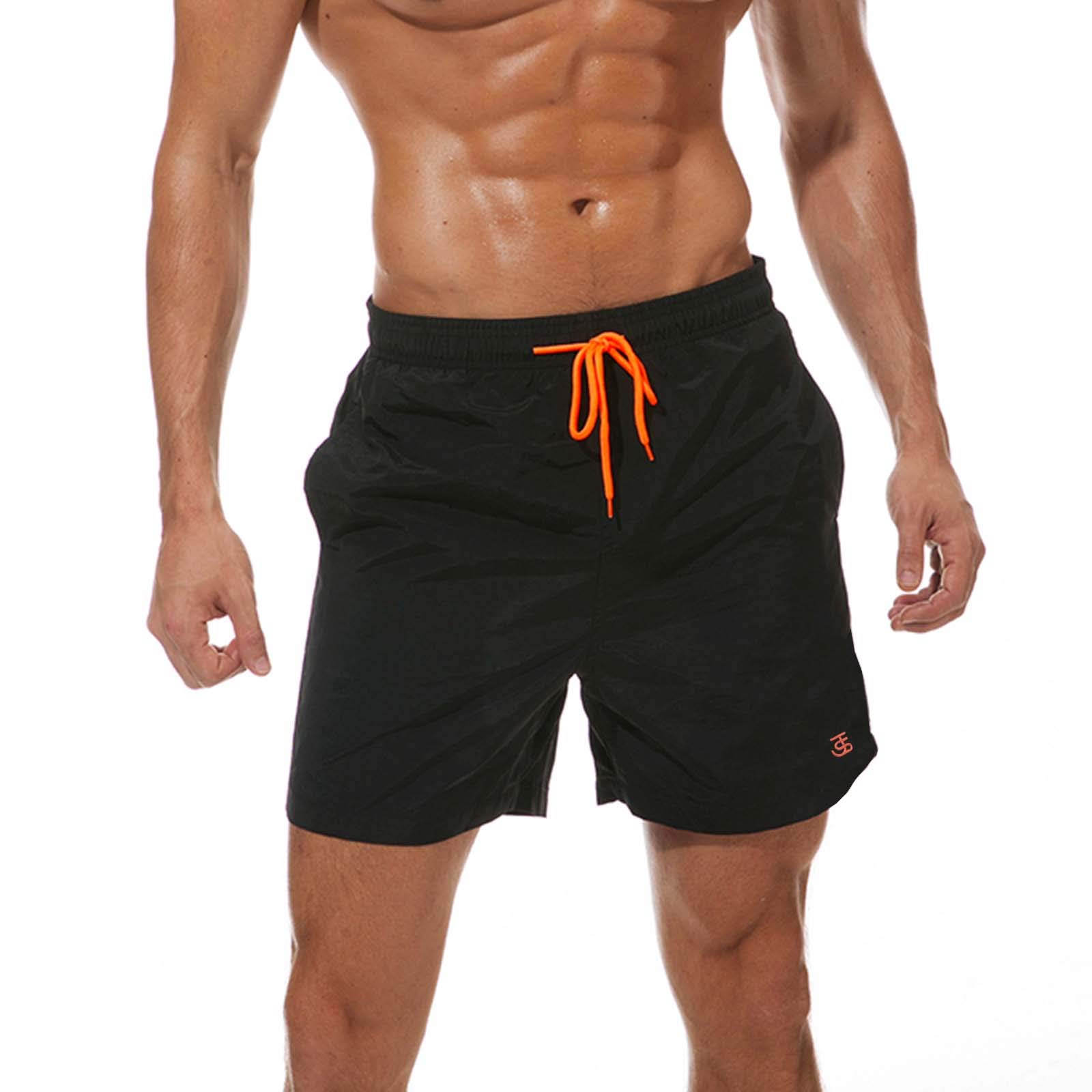 🏖️ JustSun Badehose Herren Schnelltrocknend Boardshorts mit Mesh-Futter Angebot bei HelloDeals