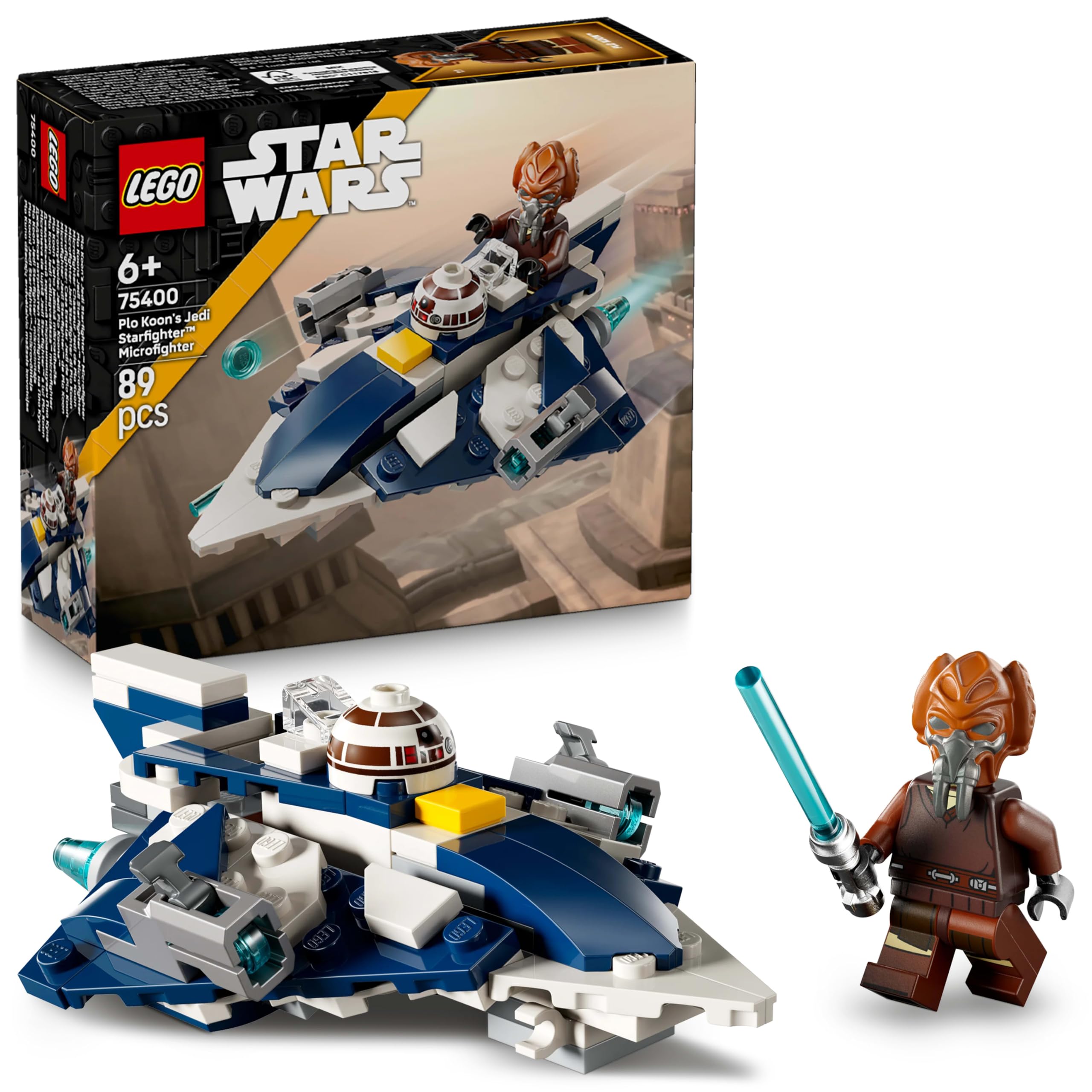 LEGO Star Wars 75400 Plo Koons Jedi Starfighter Microfighter 🚀 Angebot bei HelloDeals