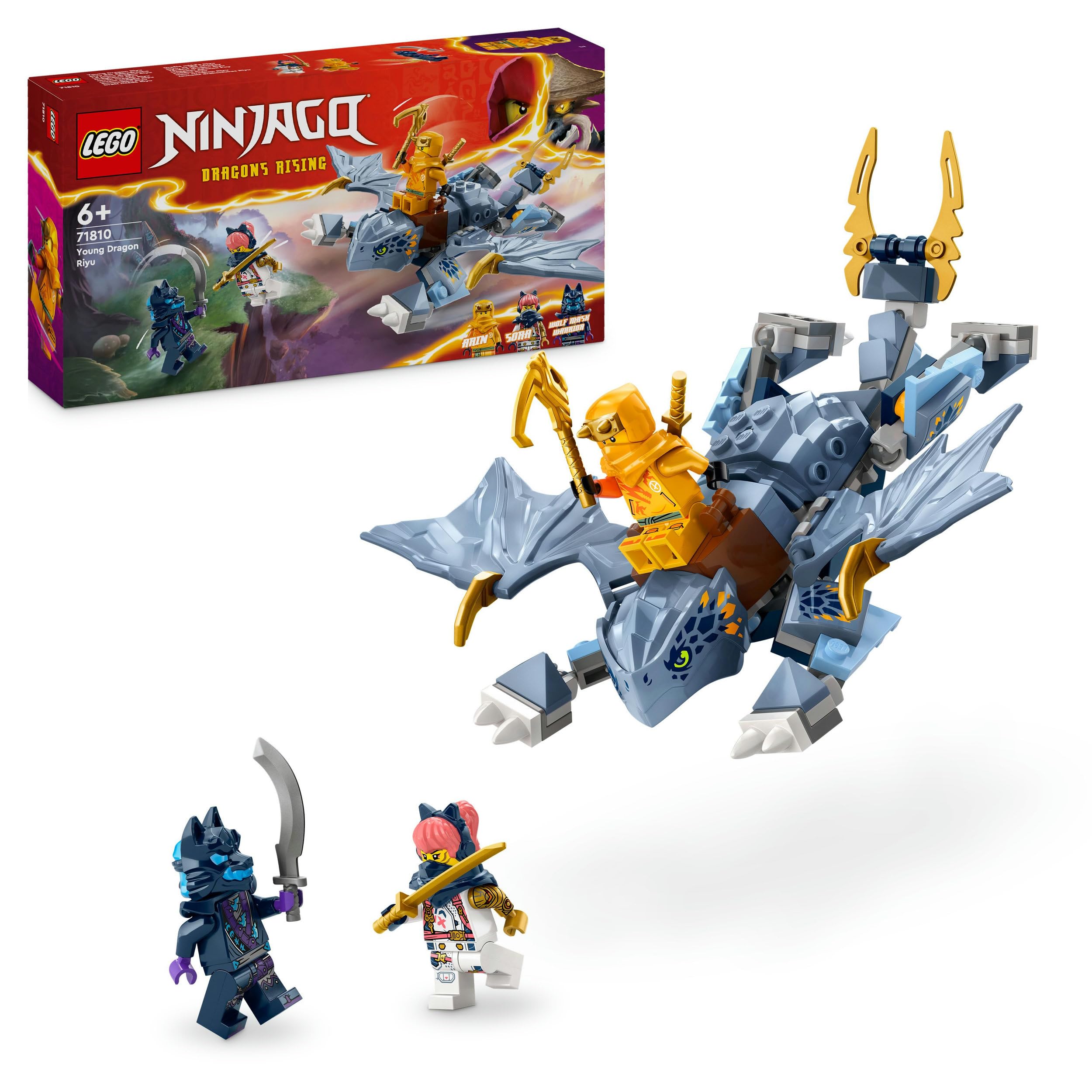 LEGO NINJAGO Riyu der Babydrache - Drachen-Spielzeug für 6-Jährige 🐉🎁 Angebot bei HelloDeals