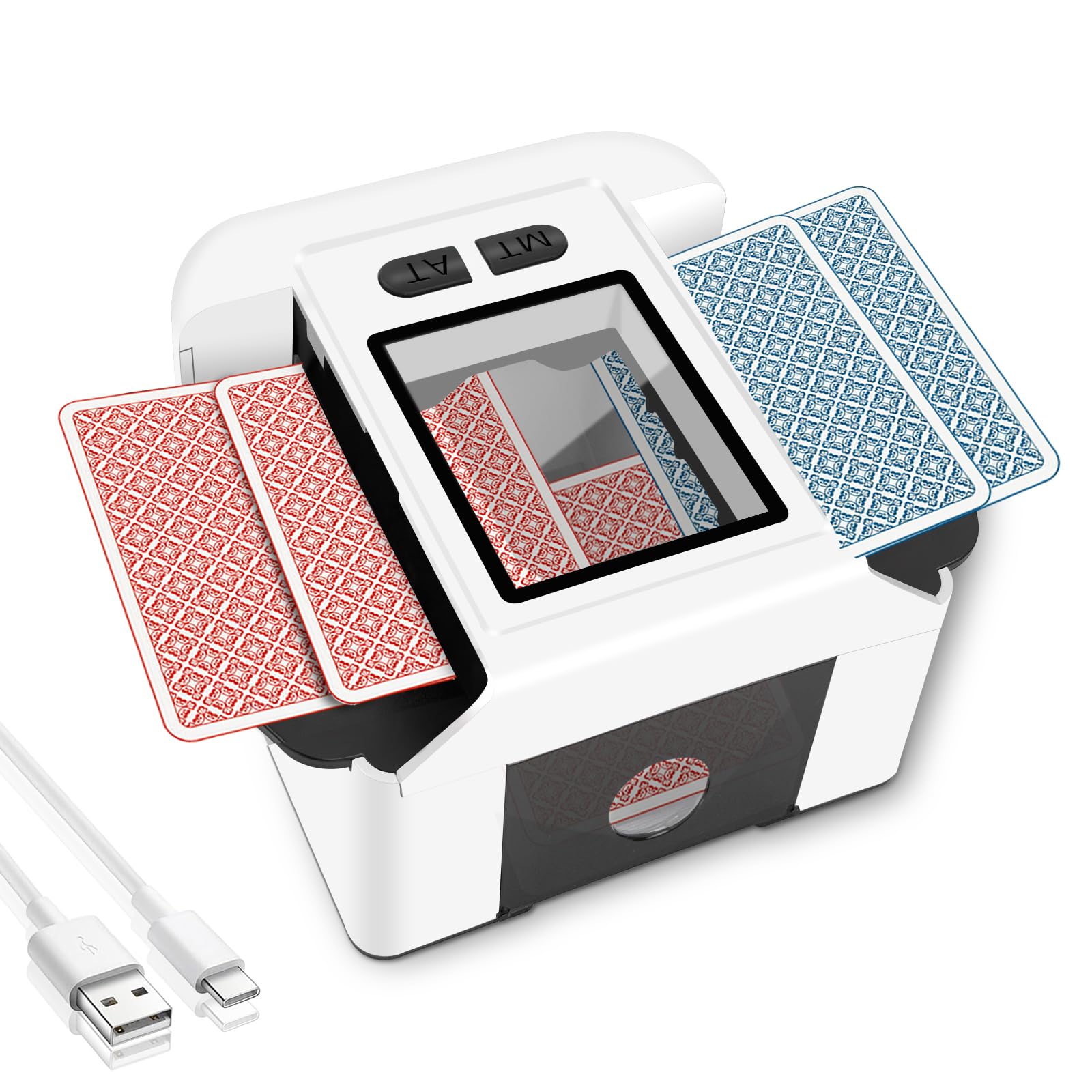 TOFFCAEA Automatischer Kartenmischer 🃏🎲 Angebot bei HelloDeals