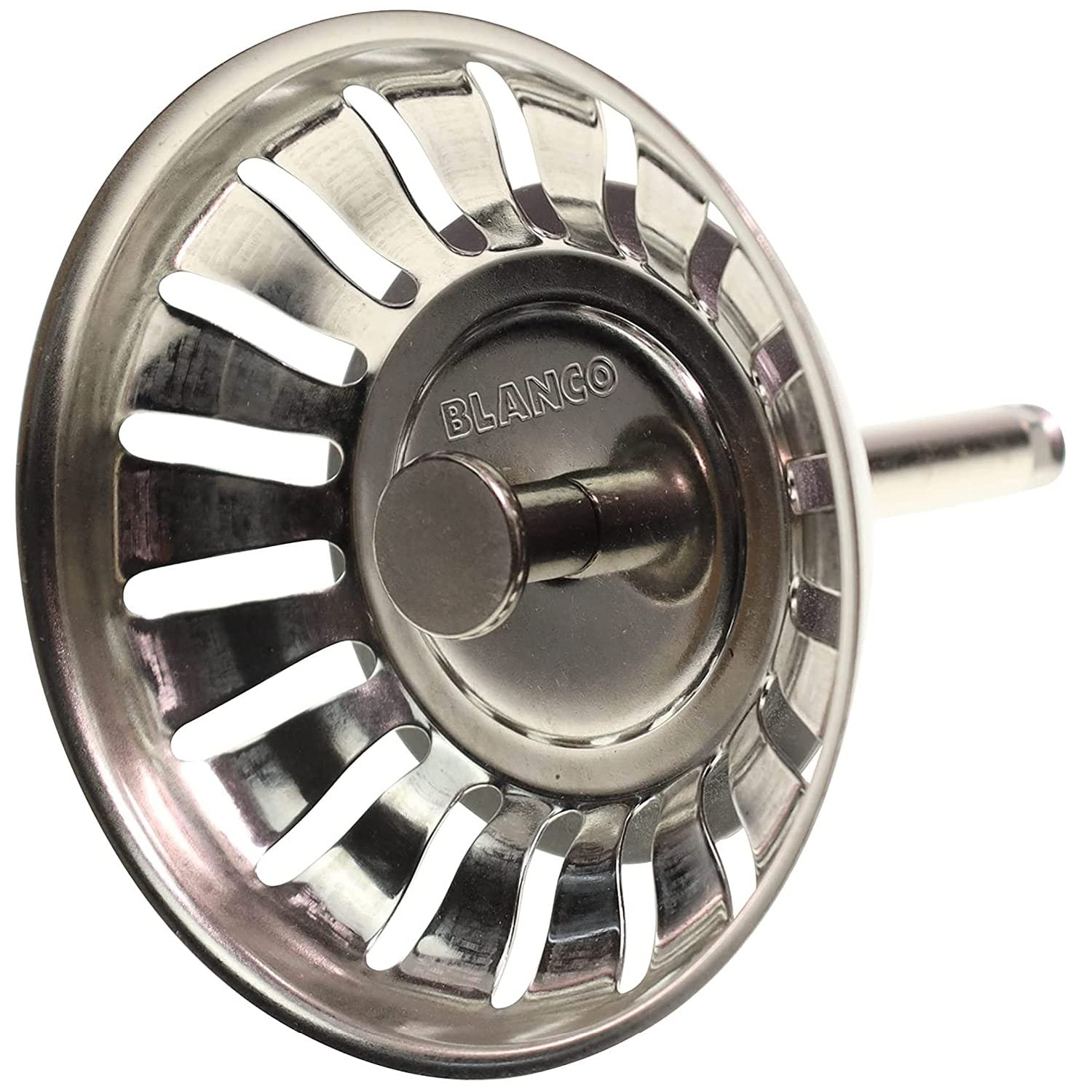 Blanco 119146 Siebkörbchen 7,9 cm | 3,5" | mit Zapfen für Exzenter-Bedienung ⭐ | 18 Ablauf-Schlitze 🔄 | Original-Ersatzteil 🔧 | Edelstahl Einfarbig 🌟 Angebot bei HelloDeals