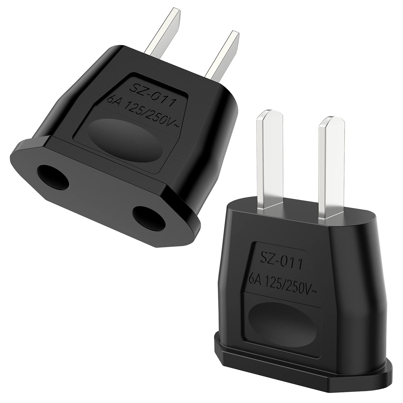 🔌 VIEVRE 2 Stück Reiseadapter, EU Adapter, USA Stecker, Reisestecker, Deutschland auf US-Steckeradapter Angebot bei HelloDeals