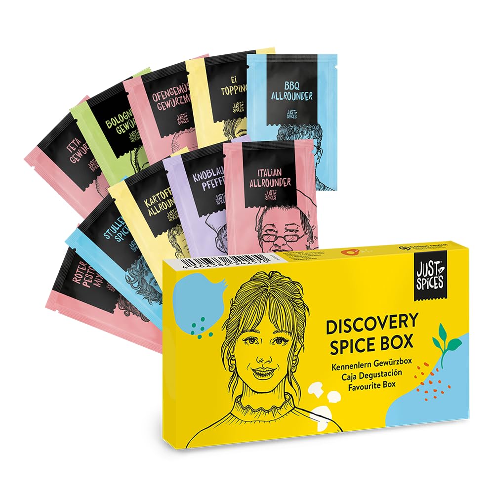 🌶️ Just Spices Kennenlern Gewürzbox | 10 Gewürzmixe in Probiergröße 🎁 Angebot bei HelloDeals