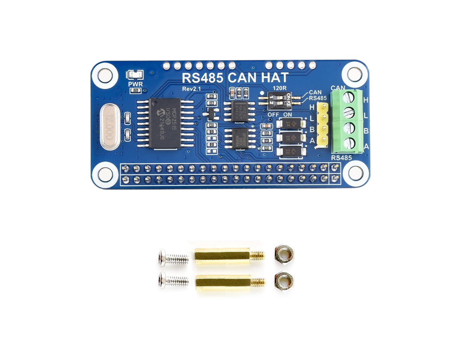 🚀 Super Deal: Waveshare RS485 CAN HAT für Raspberry Pi Zero/Zero W/Zero WH/2B/3B/3B+ 🌟 Angebot bei HelloDeals