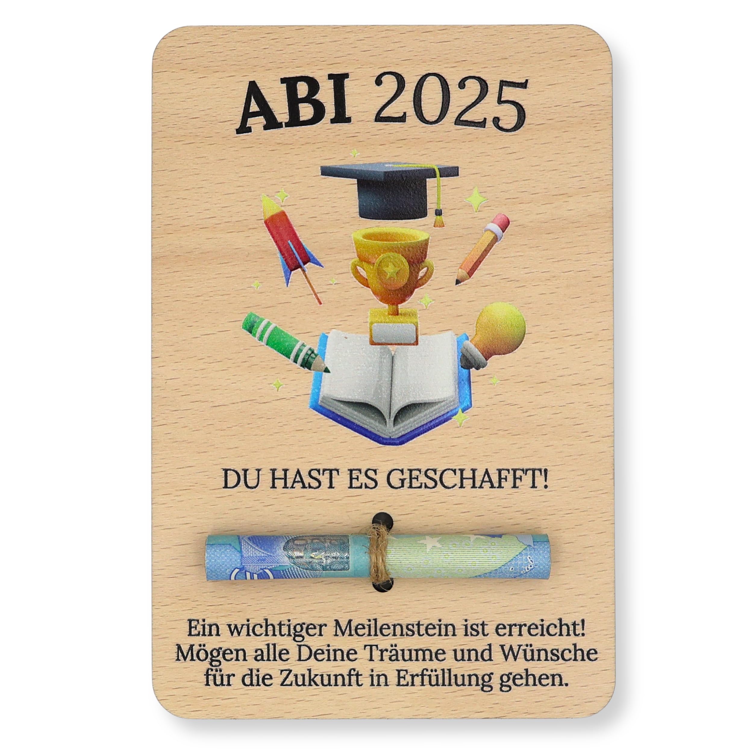 ZUKLA Verpackung für Geldgeschenke Abitur 15 x 10 cm 🌸 - Geschenk zum Abitur 2025 Angebot bei HelloDeals