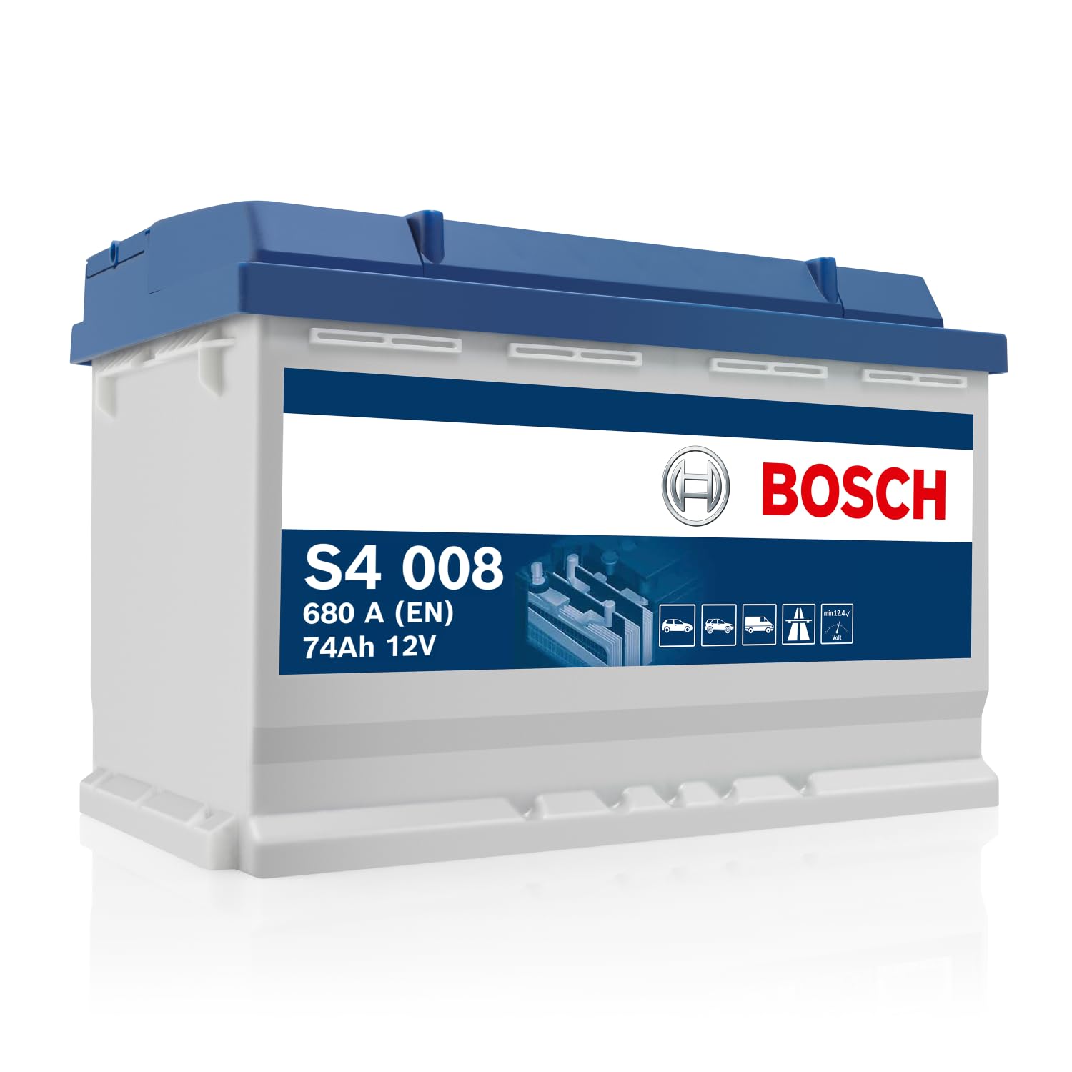 🚗 Bosch S4 008 Autobatterie 74 Ah - 680 A - 12 V 🚗 Angebot bei HelloDeals
