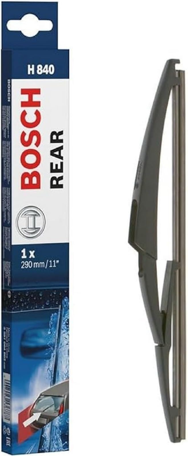 🚗 Bosch Scheibenwischer Rear H840, Länge: 290mm - Heckscheibenwischer Single 🌧️ Angebot bei HelloDeals
