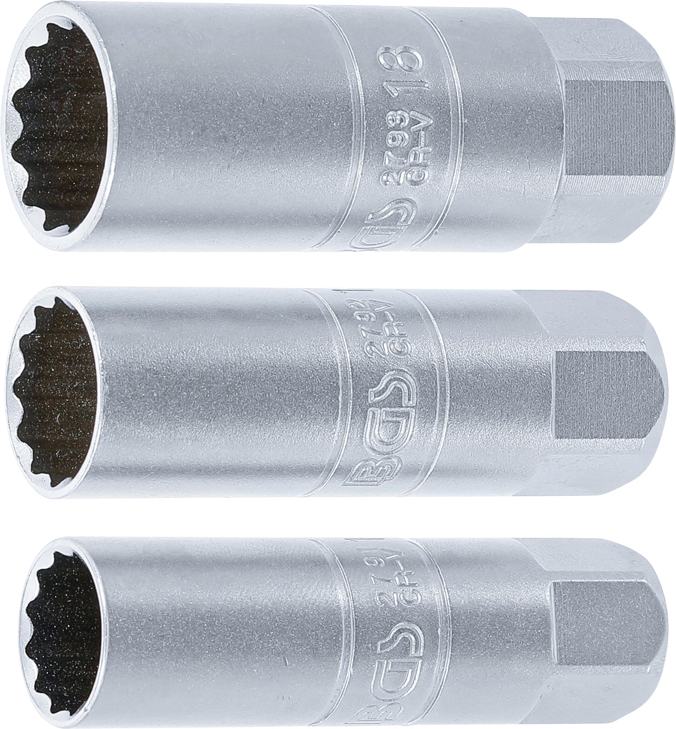 🔧 BGS 6858 | Zündkerzen-Einsatz-Satz Zwölfkant | 3-tlg. | 10 mm (3/8") | SW 14 - 16 - 18 mm | Zündkerzenschlüssel 3/8 zoll Angebot! 🔧 Angebot bei HelloDeals