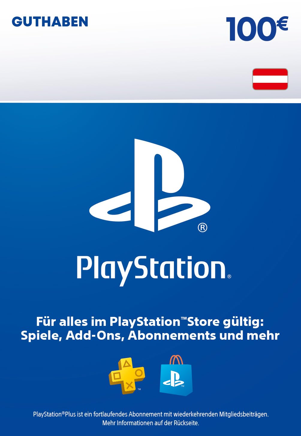 🎮💰 100€ PlayStation Store Guthaben | PSN Österreichisches Konto [Code per Email] Angebot bei HelloDeals