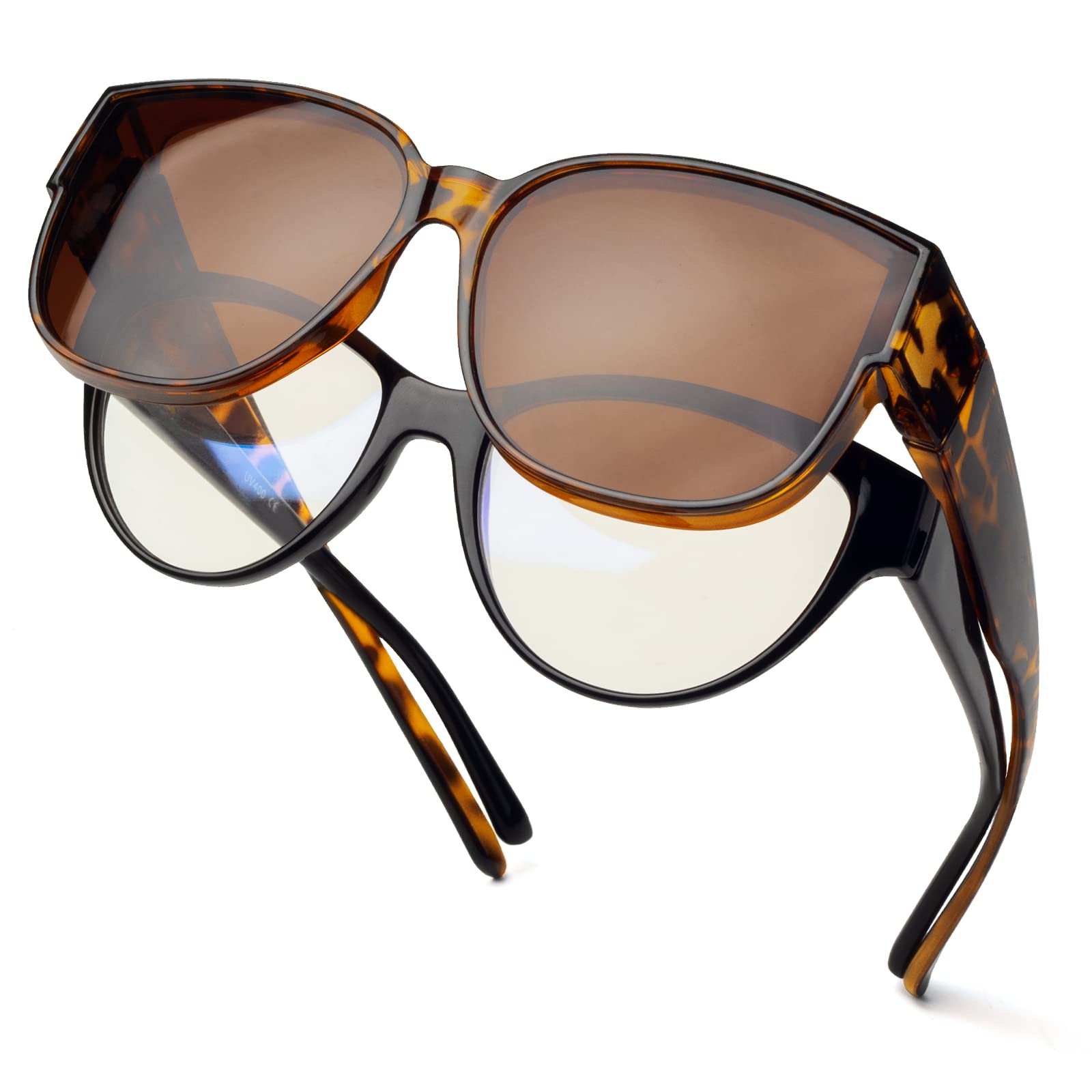 Überbrille Sonnenbrille Damen für Brillenträger 😎🕶️ Angebot bei HelloDeals