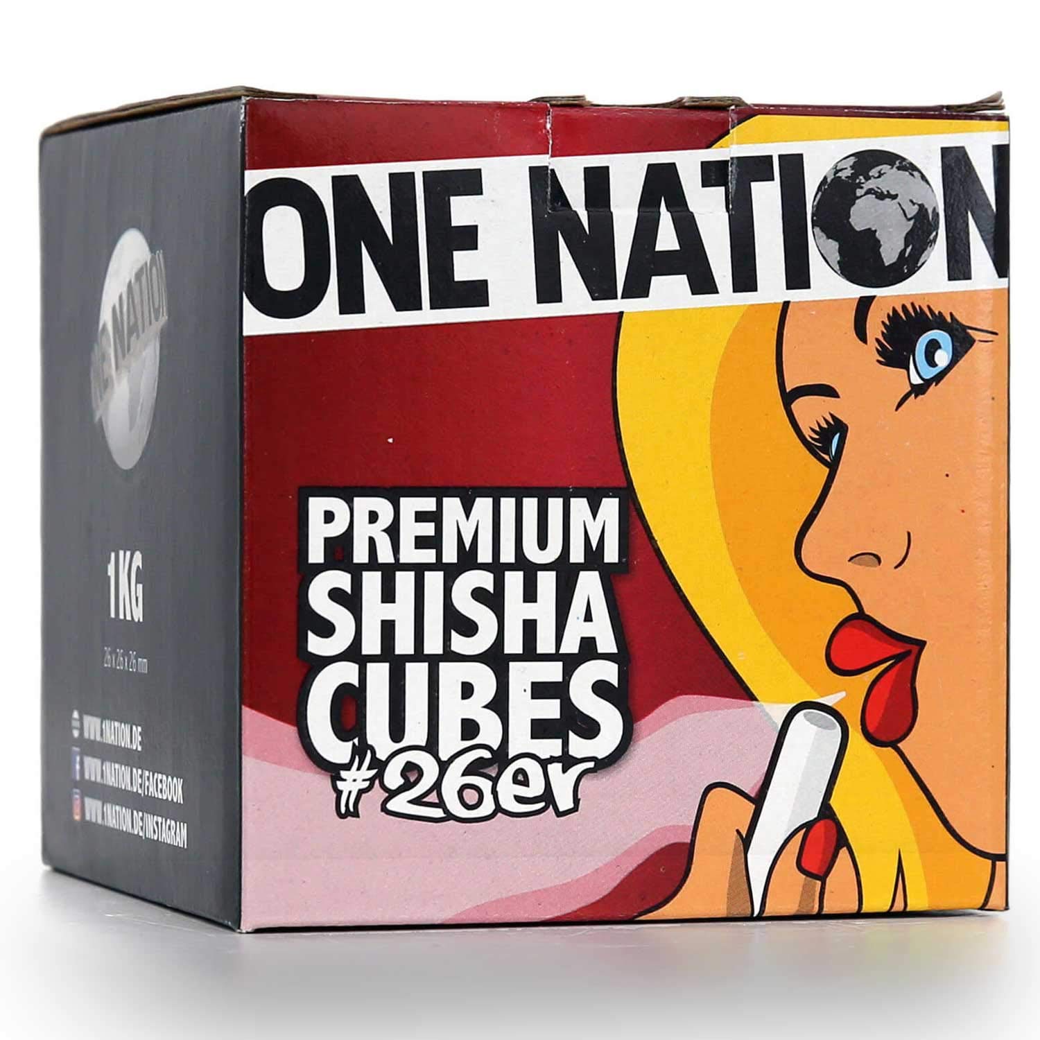 🌴 ONE NATION | 4 KG | Shisha Kohle Naturkohle aus 100% Kokosnuss 🌴 Angebot bei HelloDeals