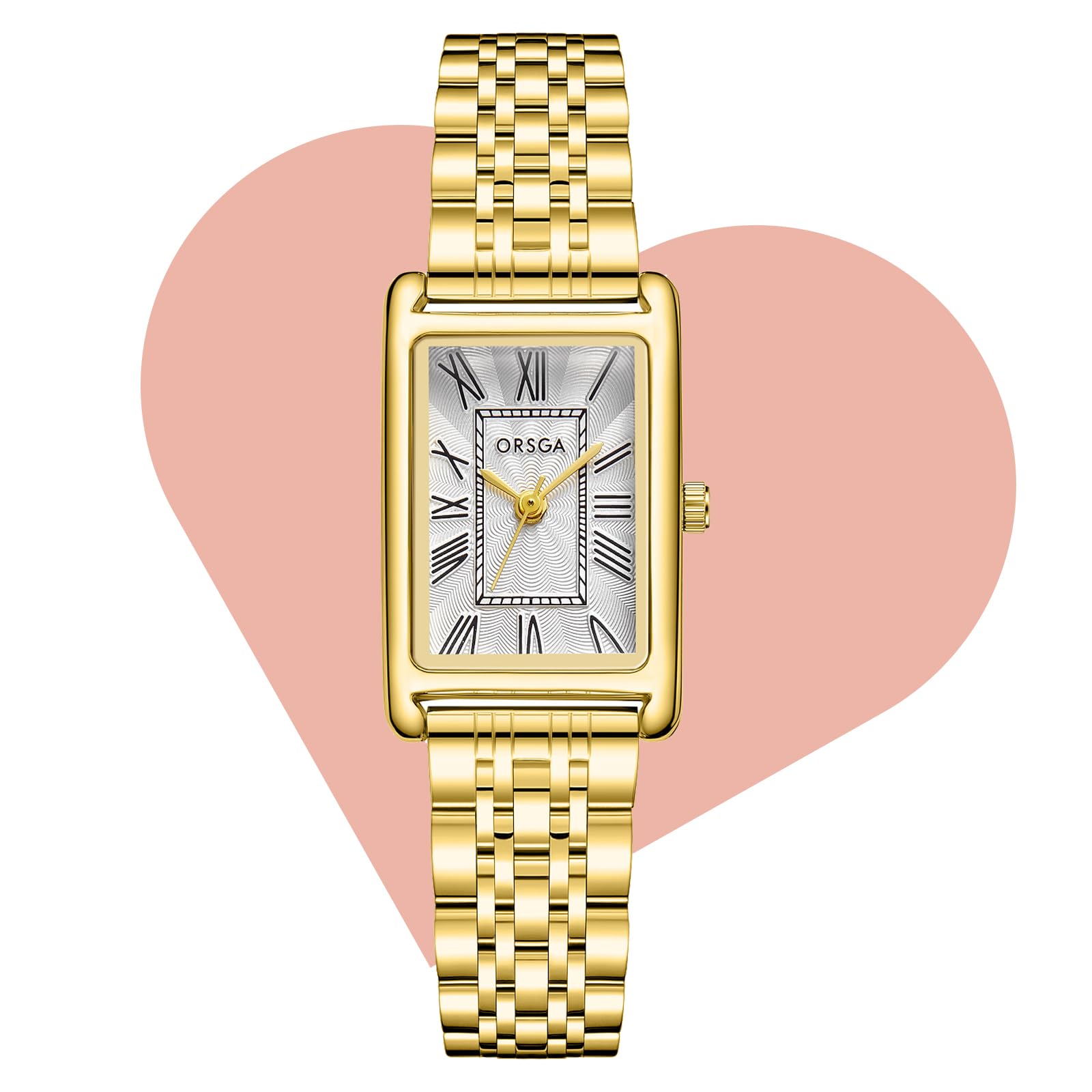 CIVO Gold Damenuhr Vintage Armbanduhr Klein 🌟 - Rechteckige Uhren Damen Analog Quarz Frauen Uhr Klassische Geschenke A1 Gold Silver Angebot bei HelloDeals