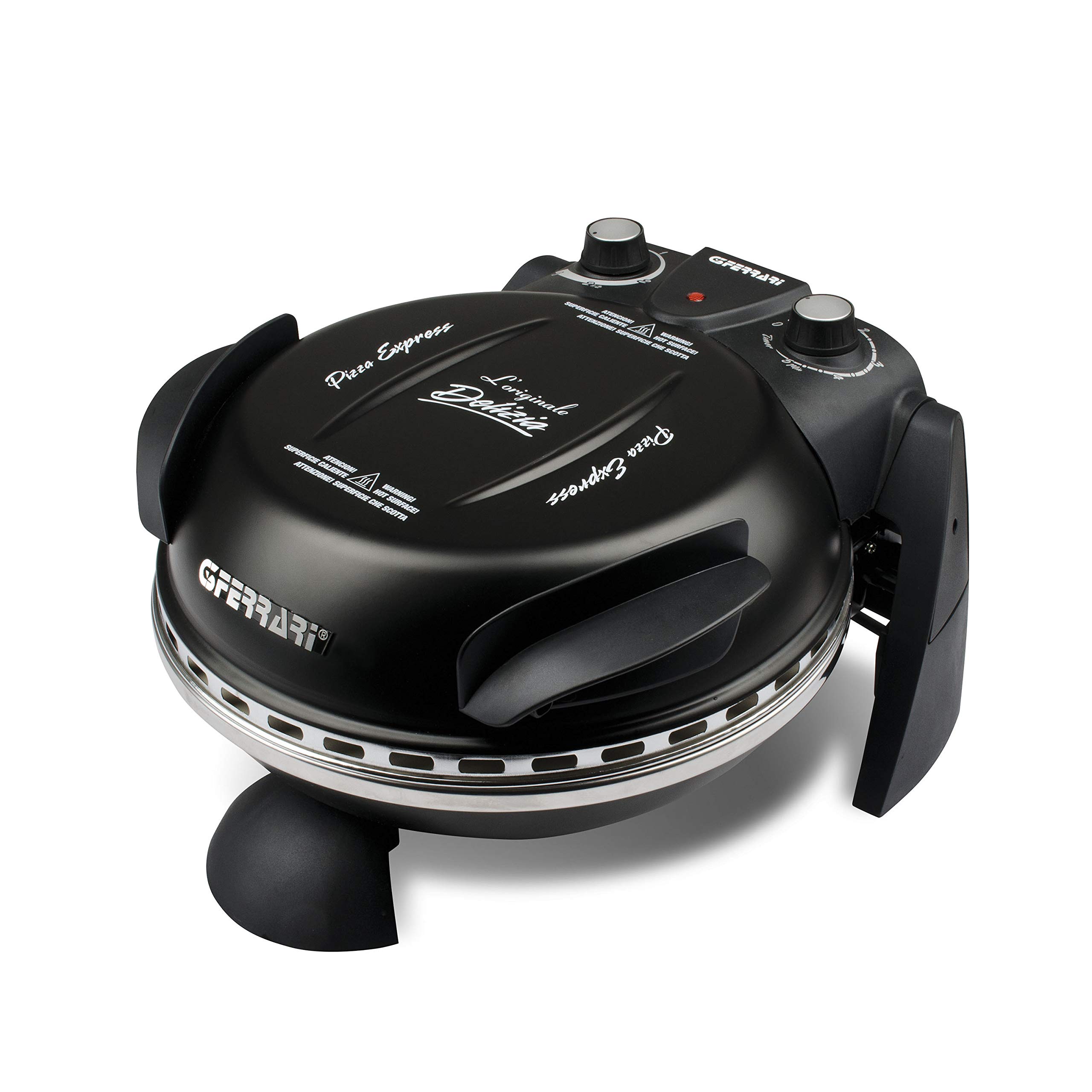 🍕🔥 G3 Ferrari G10006 Pizza Äußern Vergnügen Ofen 🕒 1200 W 400°C Schwarz 🔥🍕 Angebot bei HelloDeals