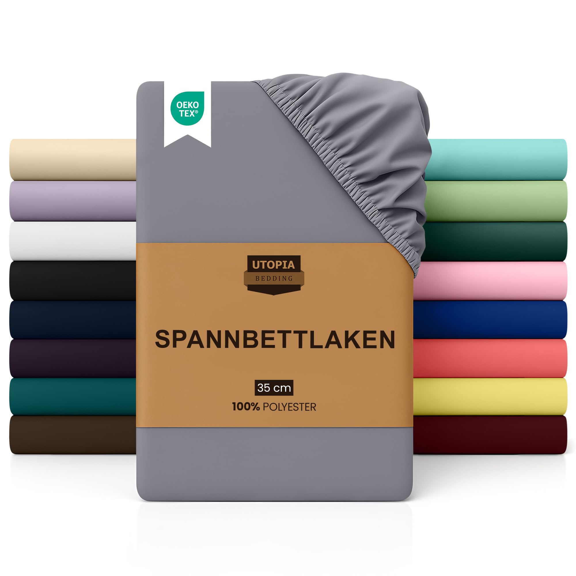 Angebot: Utopia Bedding Spannbettlaken 180x200cm 🛏️ Angebot bei HelloDeals